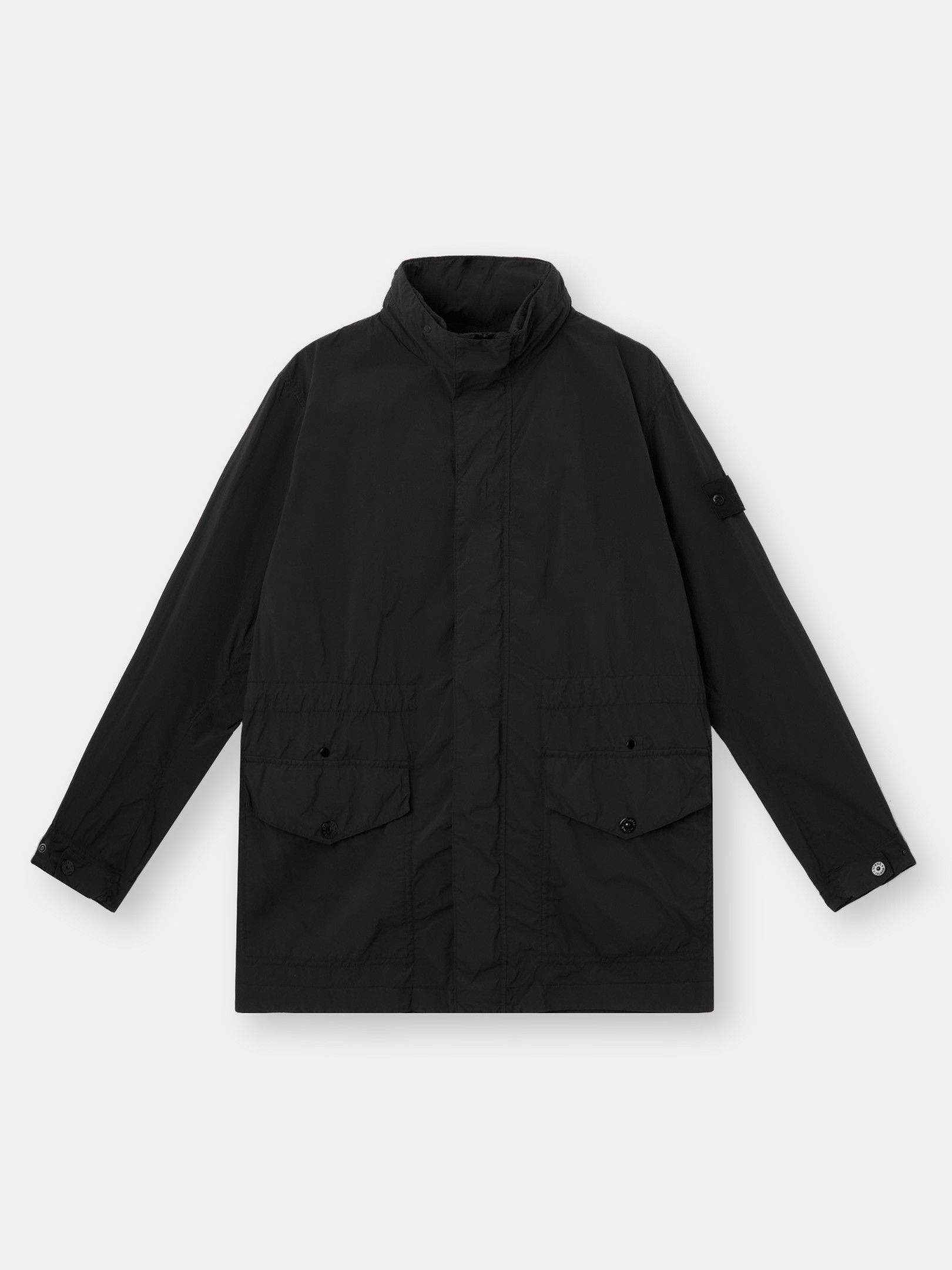 Black 4100071 NYLON SMERIGLIATO_STONE ISLAND GHOST Jacket