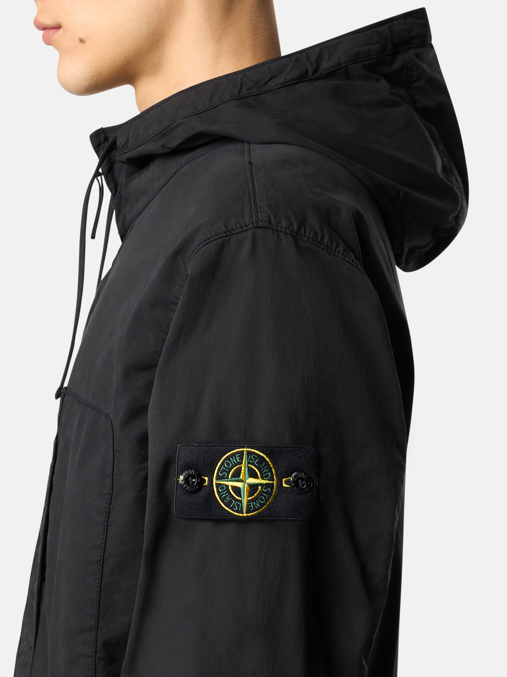 Black 4100091 SUPIMA® COTTON TWILL STRETCH-TC Hooded jacket Black 4100091 SUPIMA® COTTON TWILL STRETCH-TC Hooded jacket