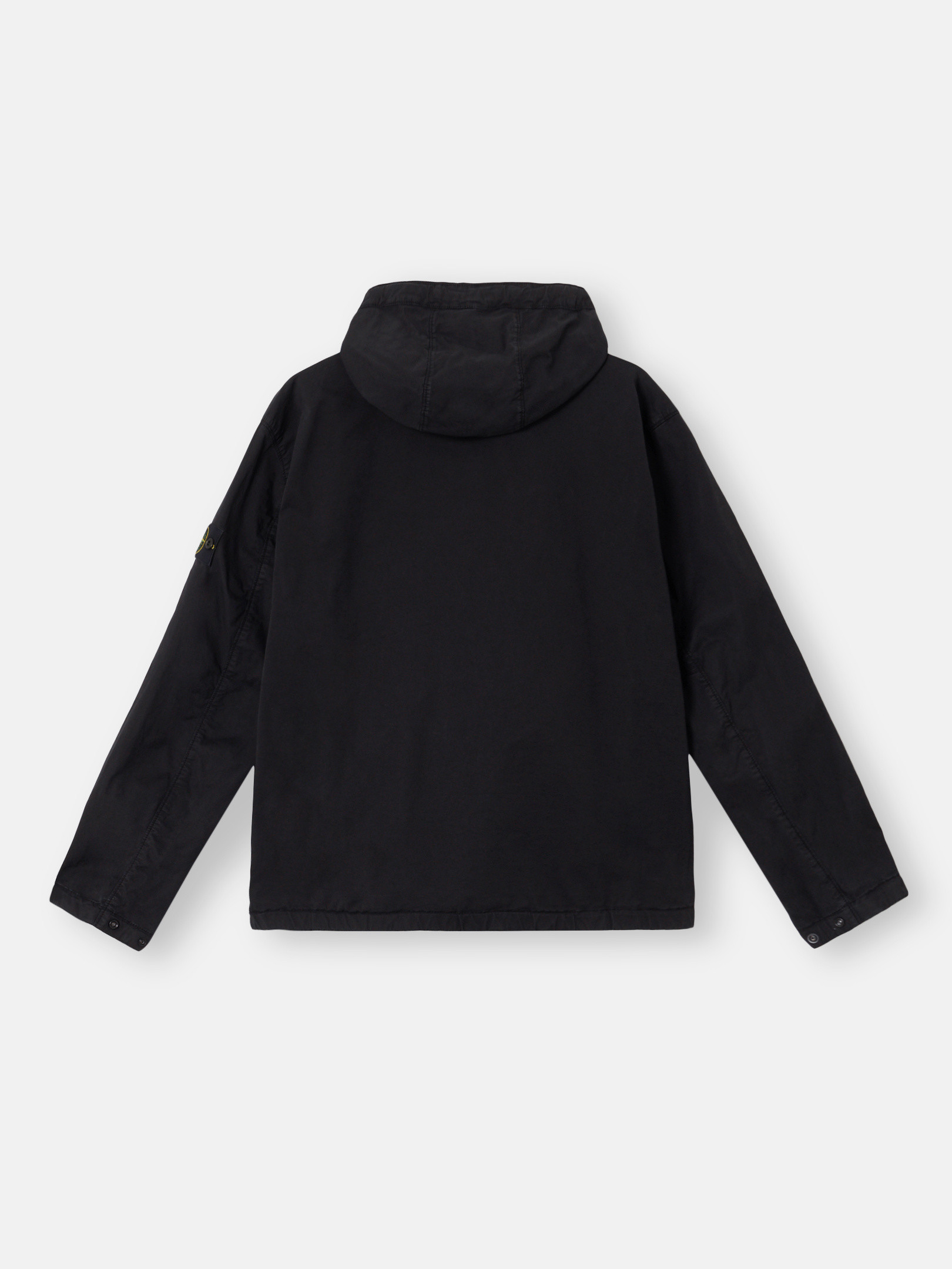 Black 4100091 SUPIMA® COTTON TWILL STRETCH-TC Hooded jacket