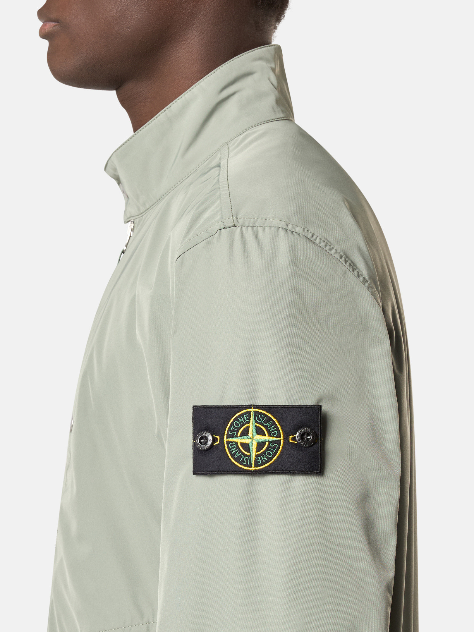 Sage Green 4100094 MICRO TWILL Blouson with anti-drop and