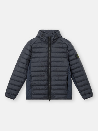 STONE ｜DOWN JACKETS (771540527 V0020) Stone Island Giubbotto con Cappuccio Blu Blu 771540527-V0020