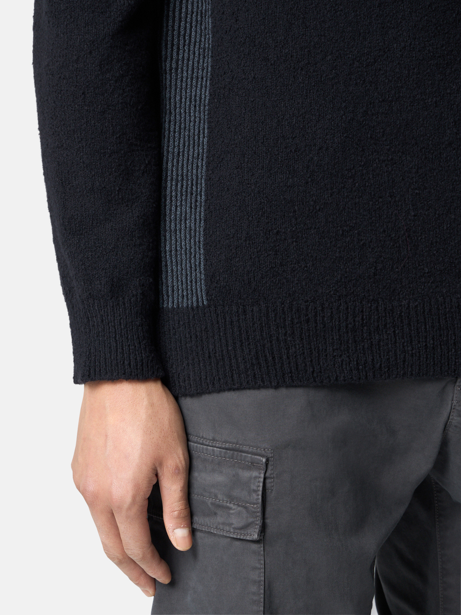 STONE ｜SWEATSHIRTS (60954 Gauzed Cotton Nylon Fle Stone Island - Gauzed Effect Soft Organic Cotton And Nylon