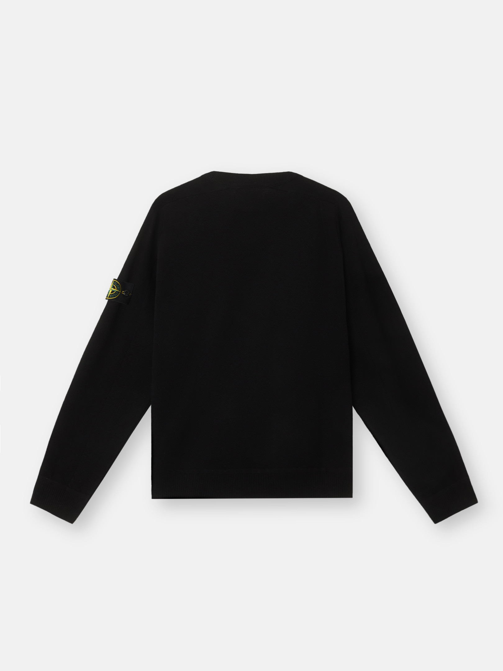【STONE 】MICRO STITCH SWEATSHIRT●K1S155100036S00B5V0 Black 5100036 SOFT ORGANIC COTTON, MICRO STITCH Loose fit