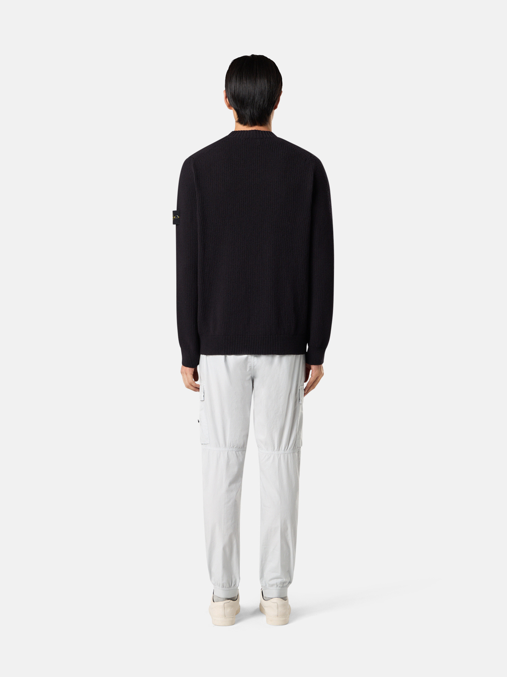 Navy Blue 5100042 RAW HAND ORGANIC COTTON Crewneck sweater Navy Blue 5100042 RAW HAND ORGANIC COTTON Crewneck sweater