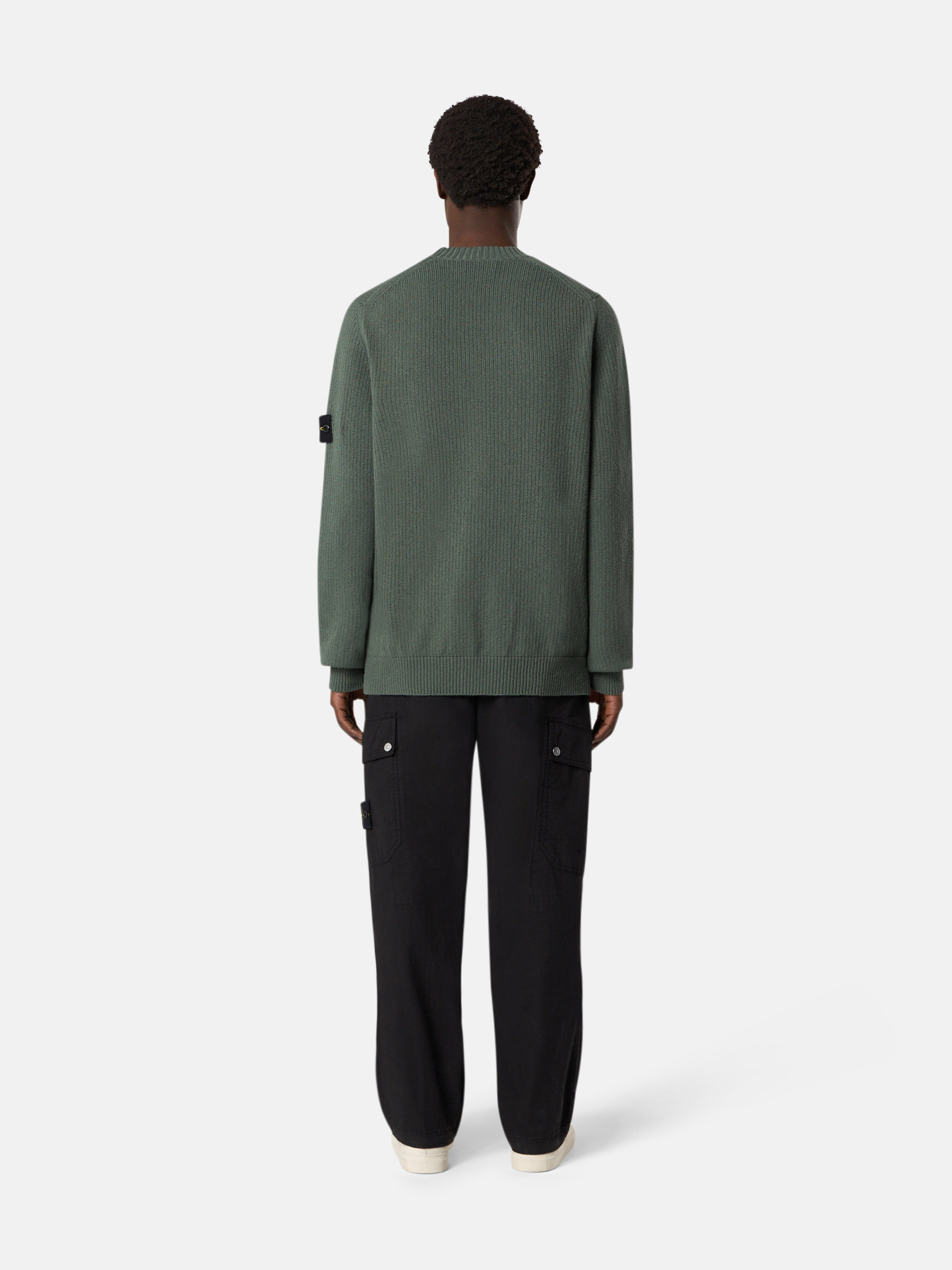 Musk Green 5100042 RAW HAND ORGANIC COTTON Crewneck jumper Musk Green 5100042 RAW HAND ORGANIC COTTON Crewneck jumper