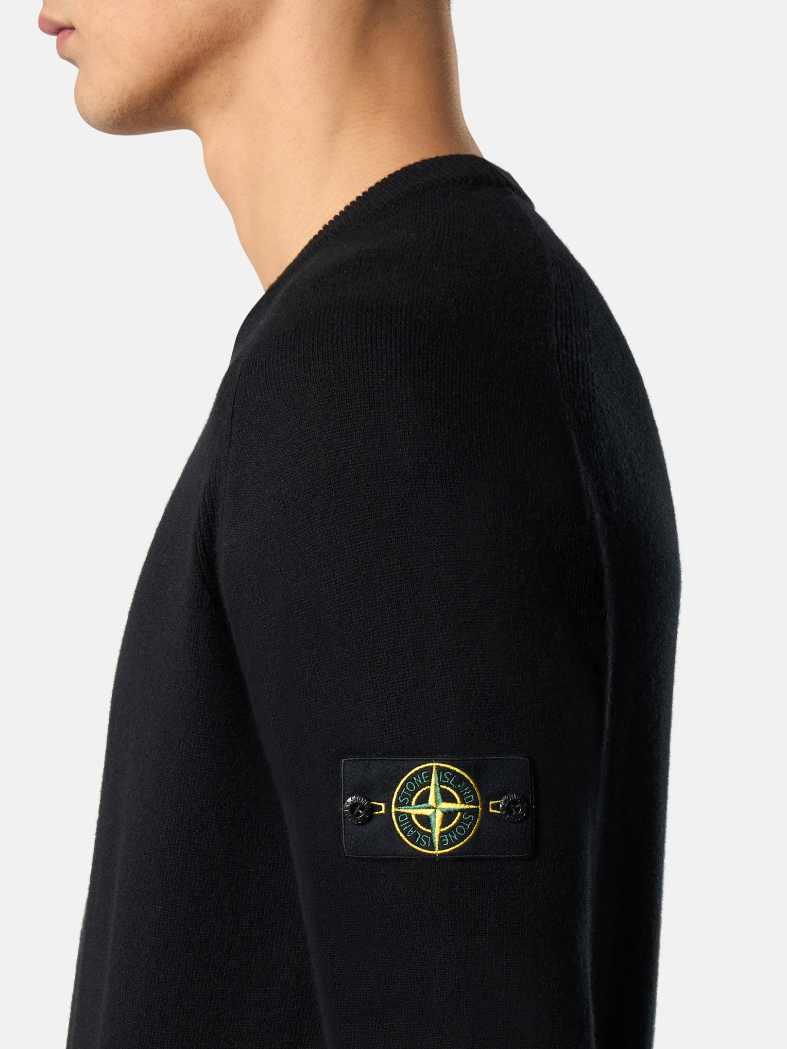 Black 5100045 LIGHT RWS GEELONG WOOL Loose-fit crewneck