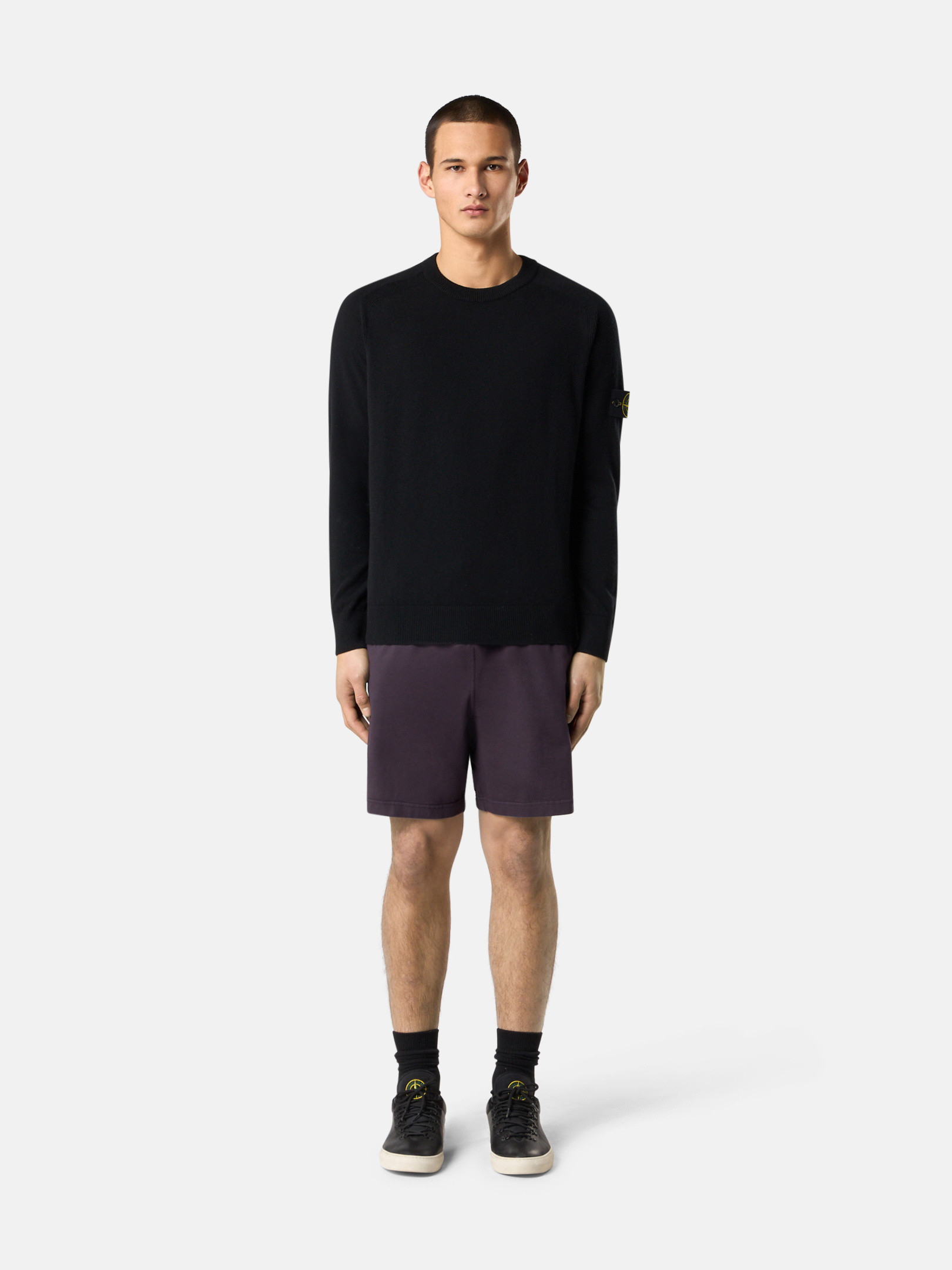 Black 5100045 LIGHT RWS GEELONG WOOL Loose-fit crewneck