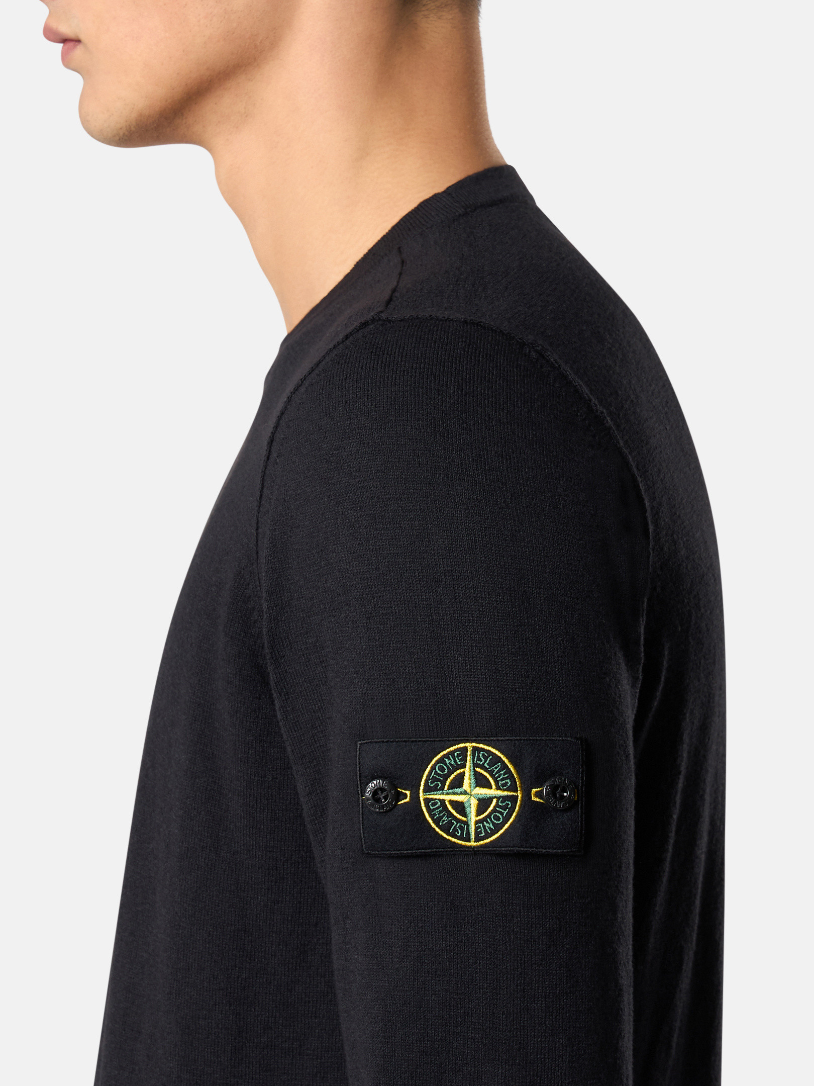 スウェット・トレーナー *STONE * Organic Cotton Nylon Man to Man Black 5100052 K1S155100052S00B0V0029_C.jpg