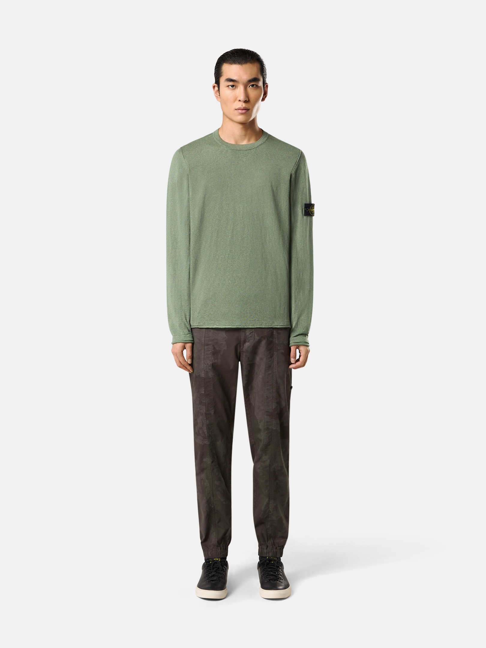 Musk Green 5100052 ORGANIC COTTON WITH NYLON Crewneck