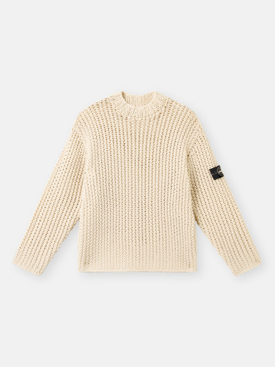 Inserch Cotton Blend Mock Neck Sweater Stone 4308-00015
