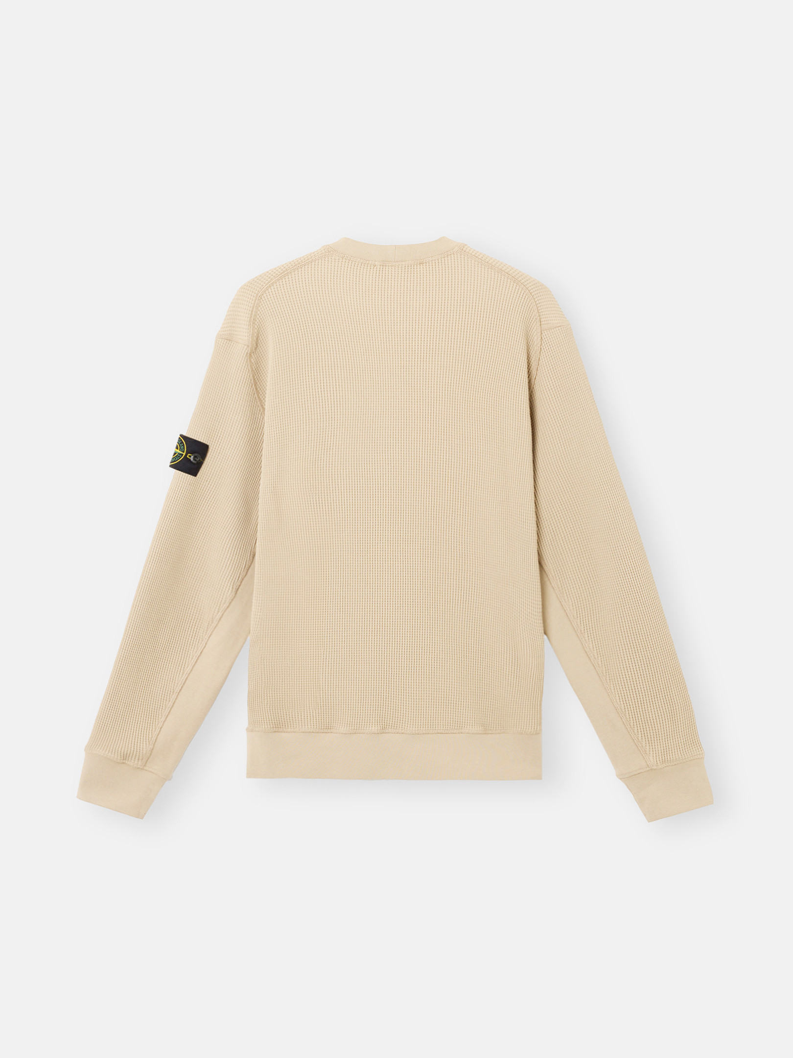 【定番】Stone  ワッフル クルーネック スウェットシャツ デザートブラウン 6100008 ORGANIC COTTON WAFFLE FLEECE
