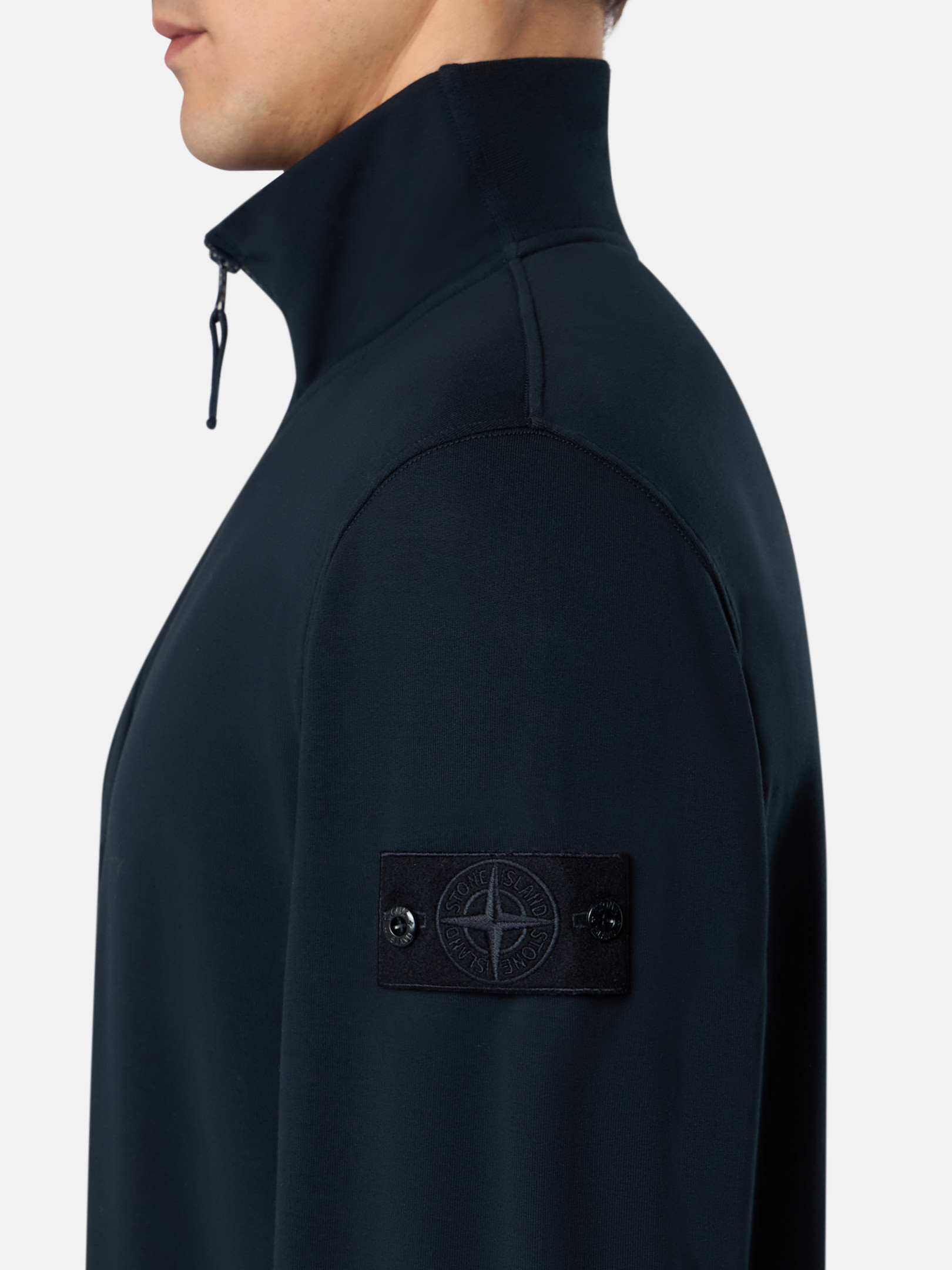 希少】22aw stone island ghost zip bluson