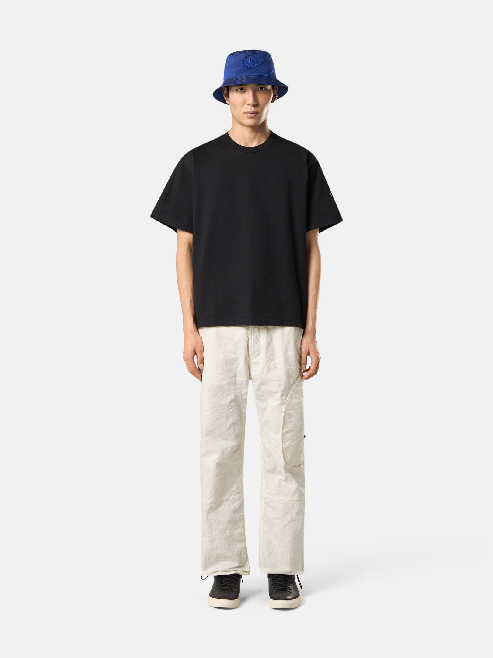 STONE  Compassパッチ ショートスリーブ スウェットシャツ STONE ISLAND Compassパッチ ショートスリーブ スウェットシャツ