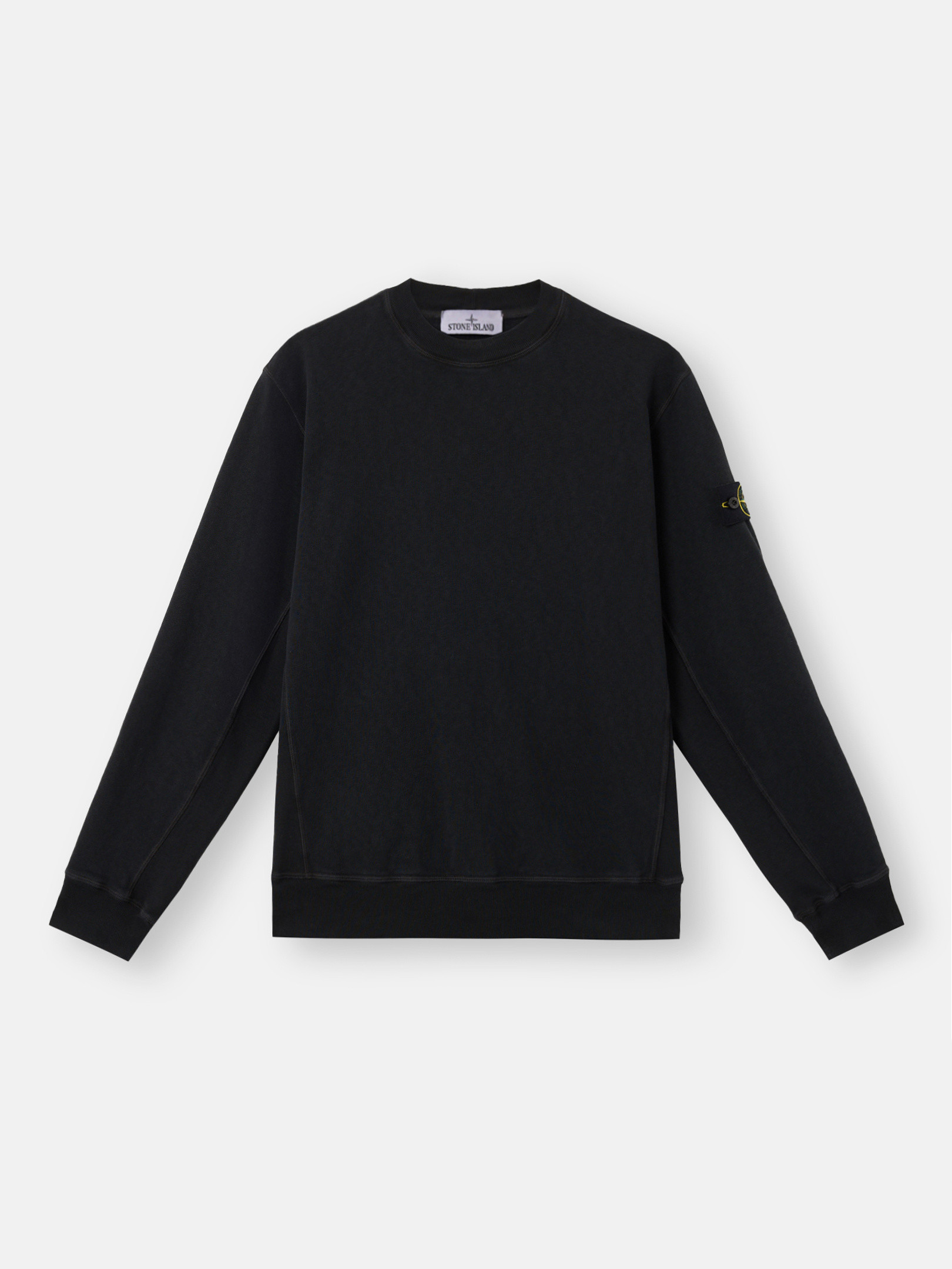 【Stone 】 Malfile Fleece OLD Effect Sweatshirt Stone Island malfilé-fleece 'old' Effect Sweatshirt | Grey