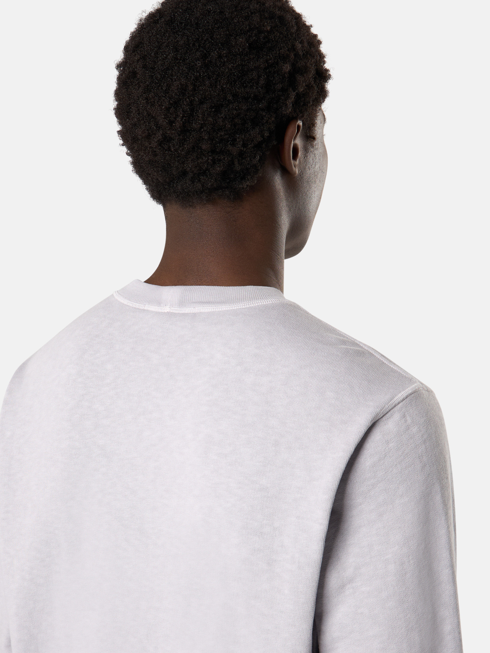 ライラック 6100020 MALFILÉ FLEECE 'OLD' EFFECT クルーネック