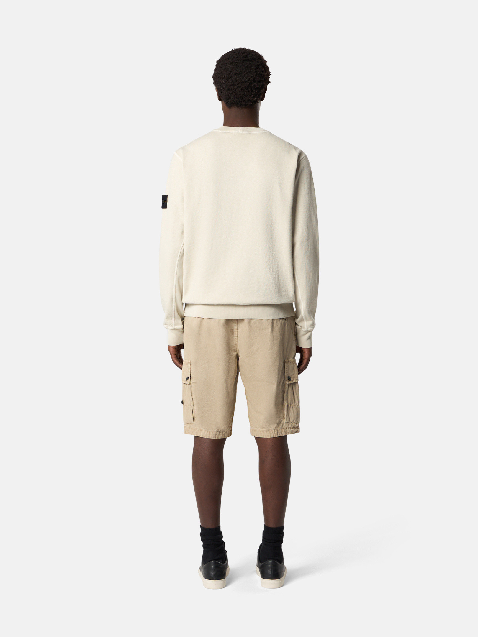 Sand 6100020 MALFILÉ FLEECE 'OLD' EFFECT Crewneck sweatshirt