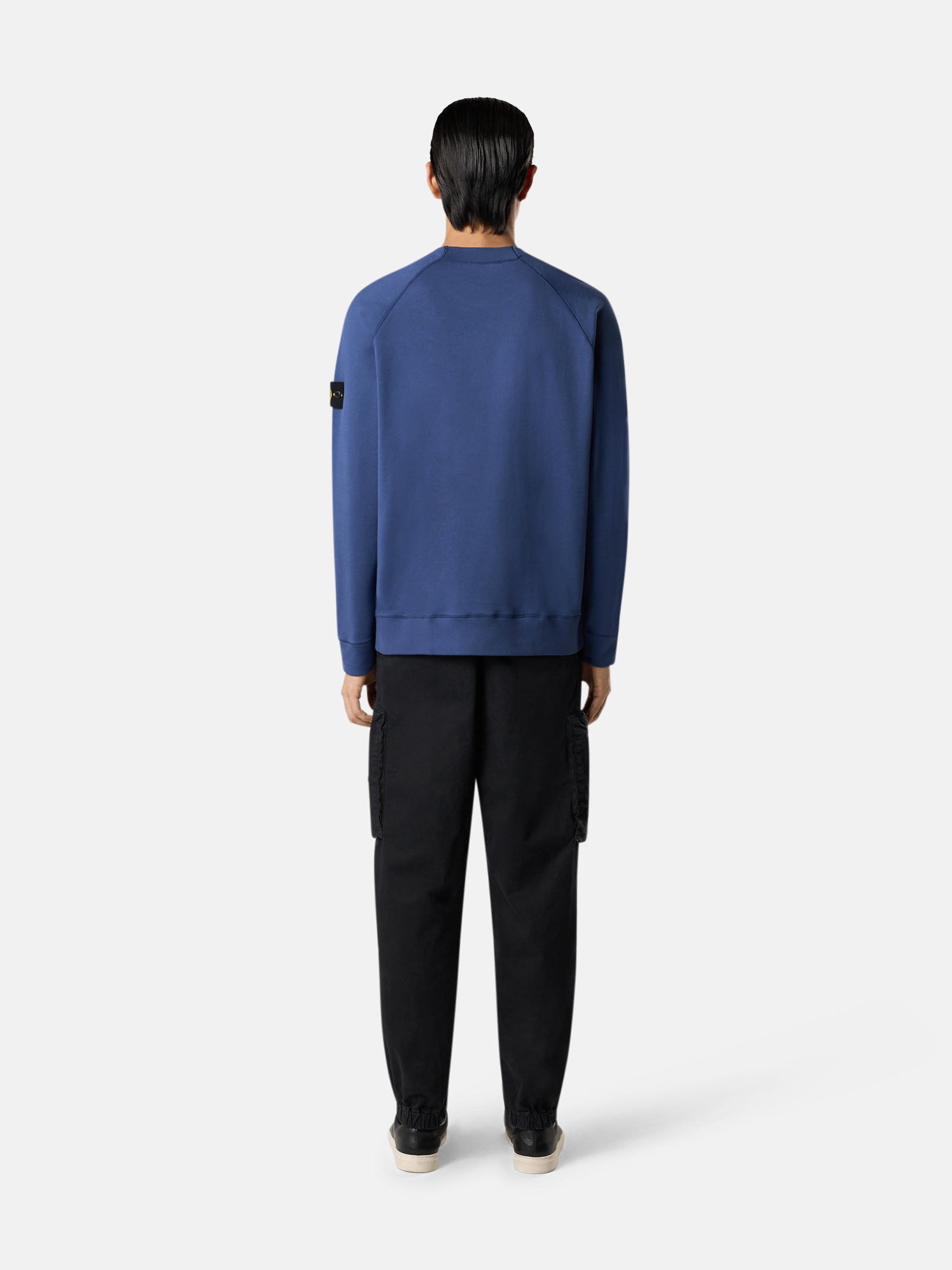 Marine Blue 6100023 LIGHT ORGANIC COTTON FLEECE Crewneck