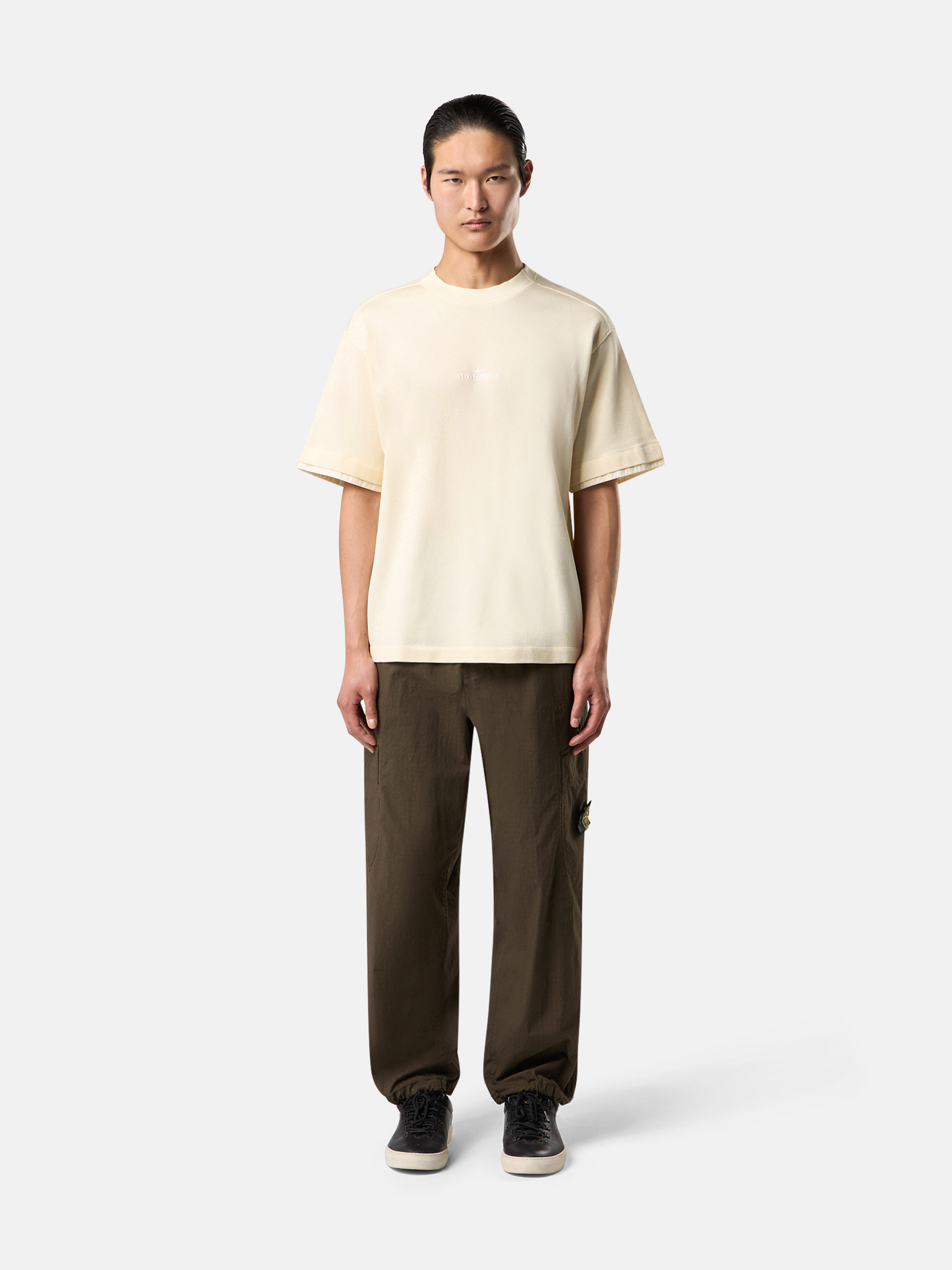 アイボリー 6100025 LIGHT ORGANIC COTTON FLEECE ショート