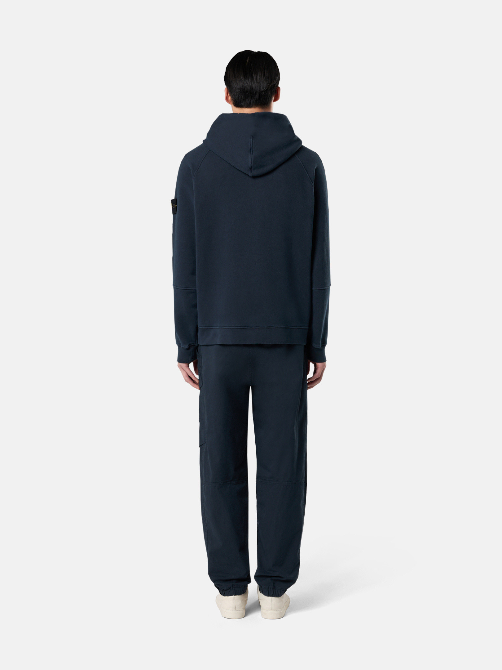 Stone  ネイビー スウェット 美品❗️】stone island スウェットトレーナーネイビーM