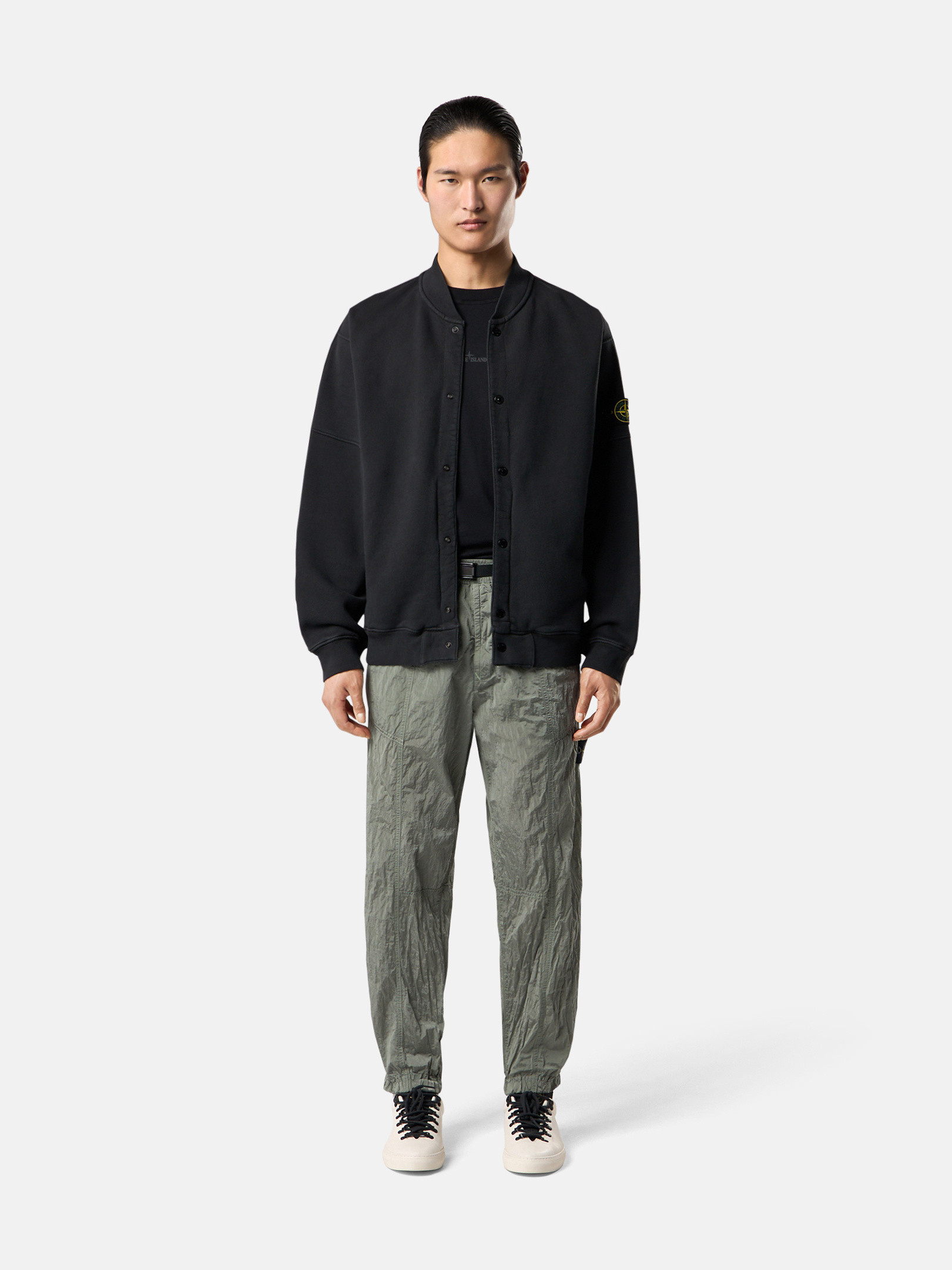 Men's fleecewear: hooded and zipped jumpers | Stone Island US