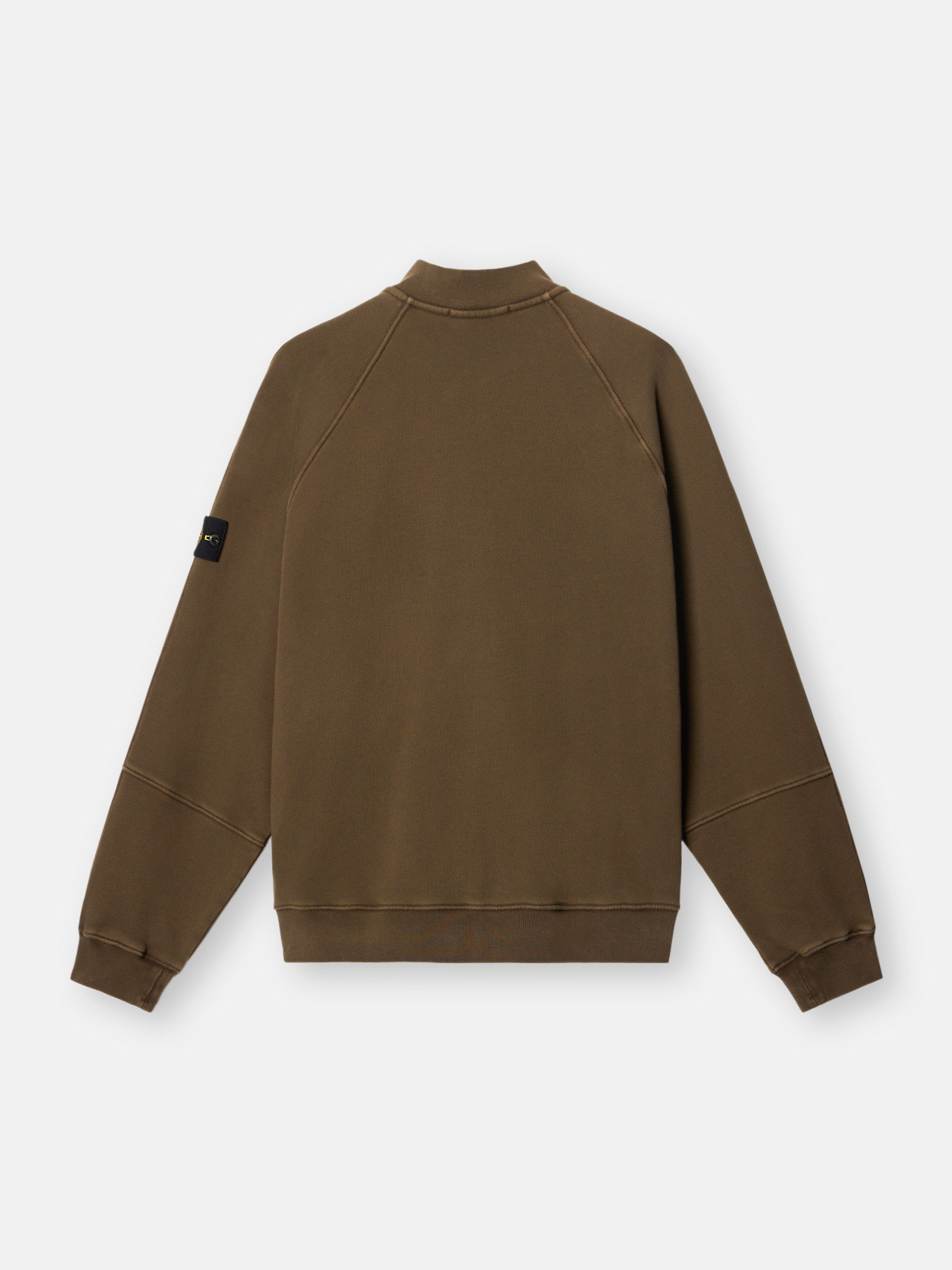 Military Green 6100034 ORGANIC COTTON DIAGONAL FLEECE 'OLD