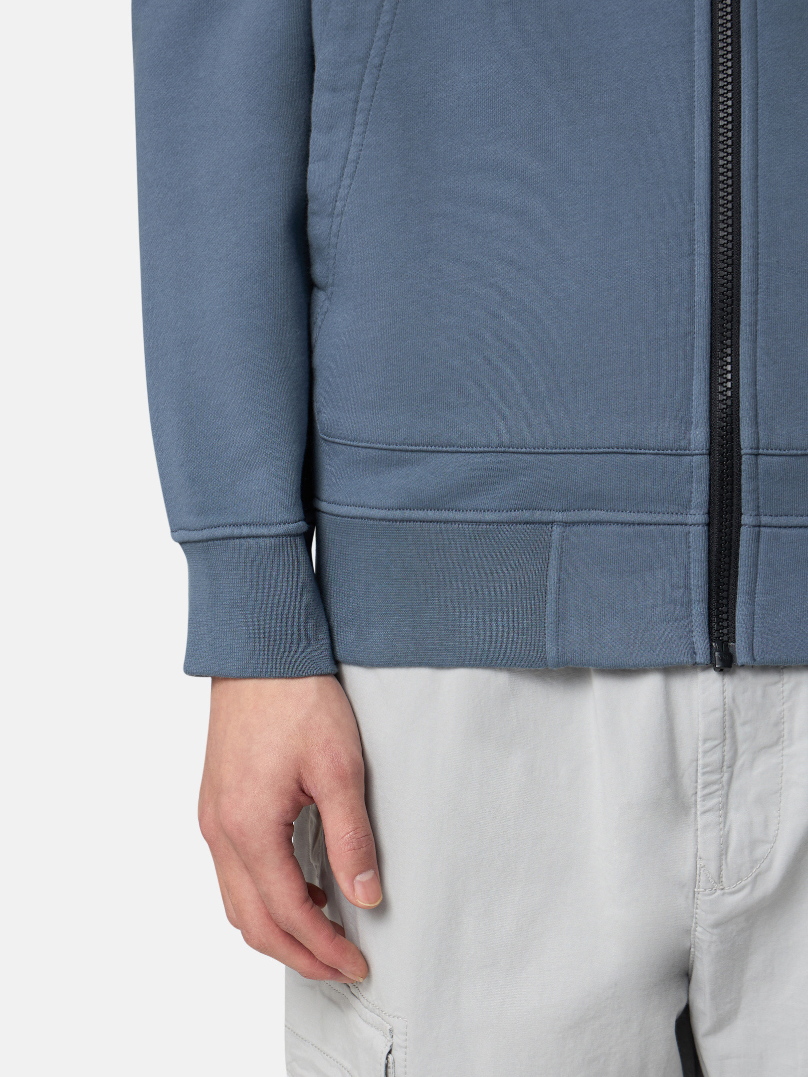 Avio Blue 6100042 ORGANIC COTTON FLEECE Hooded sweatshirt