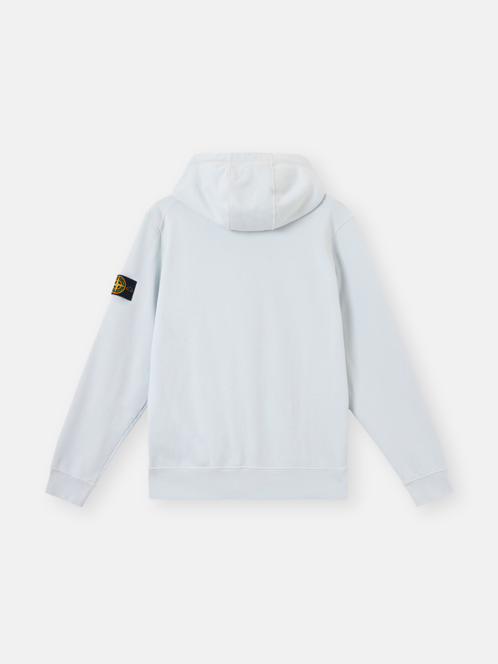 Sky Blue Hooded sweatshirt with drawstring hood and zipper