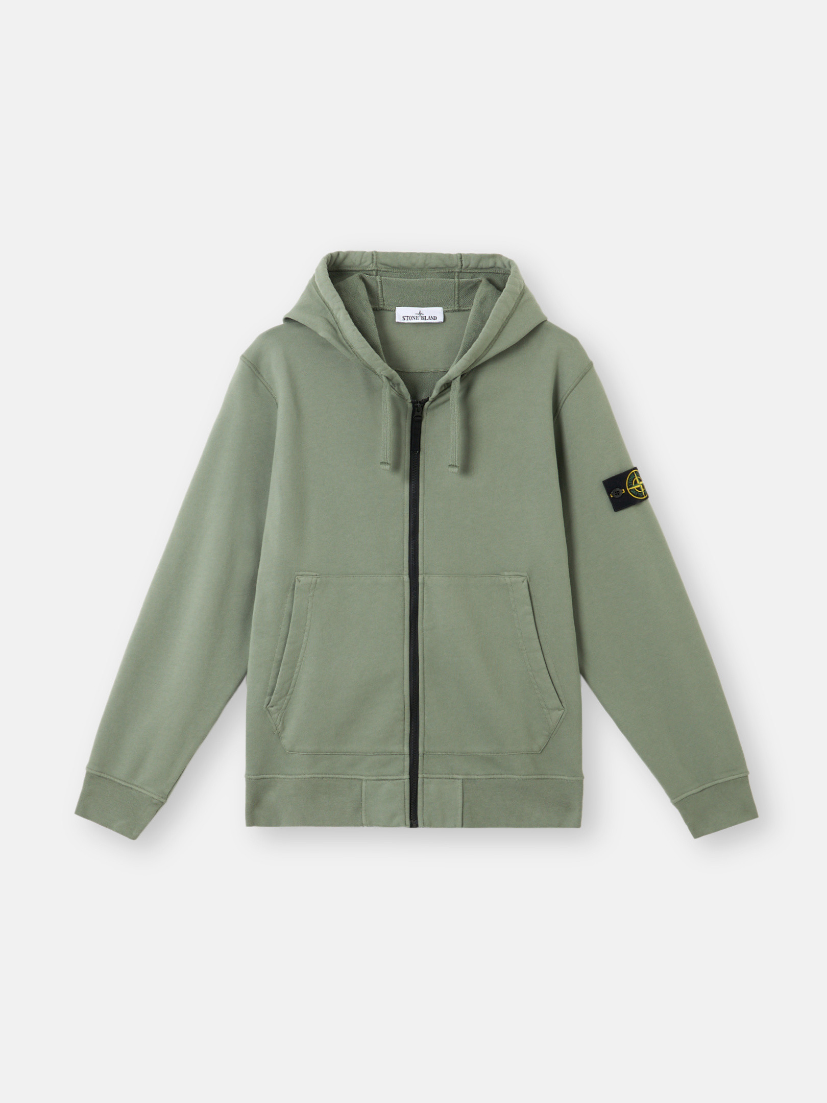 【STONE 】HOODIE IN ORGANIC COTTON FLEECE●K1S15610004 STONE ISLAND - Hoodie in organic cotton fleece | Leam Roma