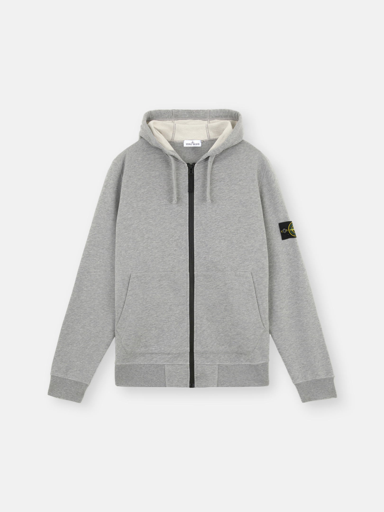 スウェット・トレーナー STONE  Cotton Fleece Hooded Sweatshirt 5SH004 Navy Blue 6100042 ORGANIC COTTON FLEECE Hooded sweatshirt