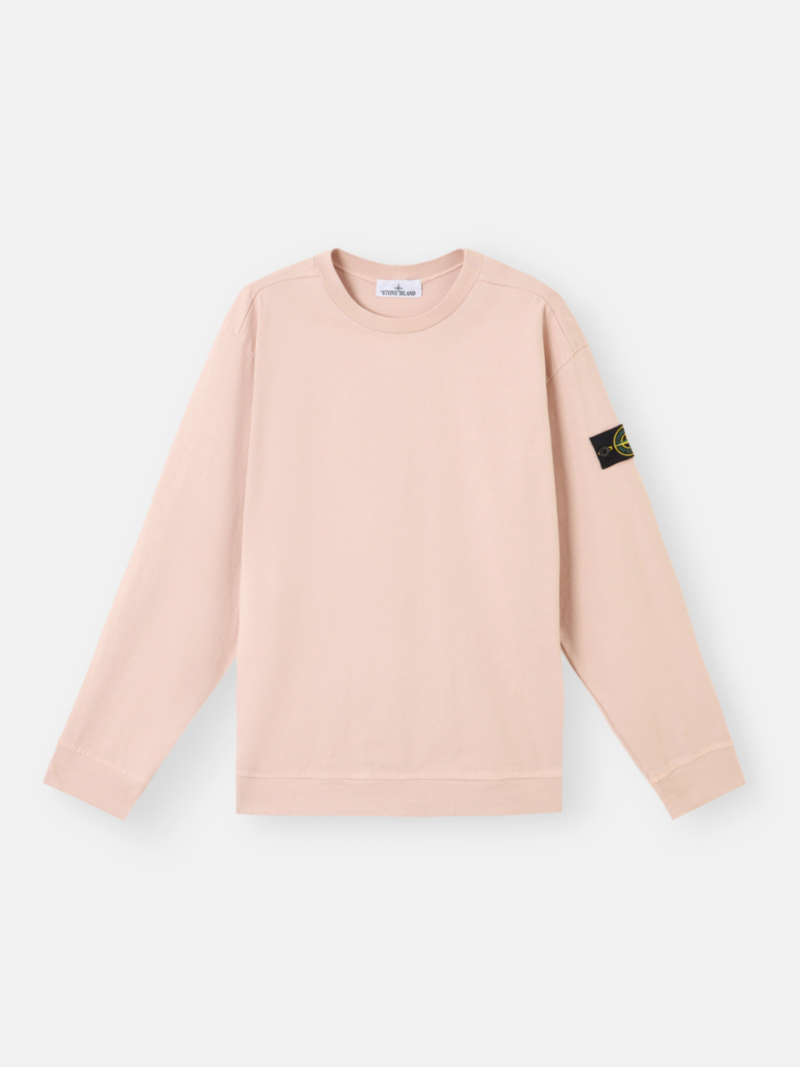 スウェット・トレーナー STONE  Waffle Fleece Crewneck Sweatshirt Antique Rose Stone Island Antique Rose Cotton Waffle Fleece Sweatshirt
