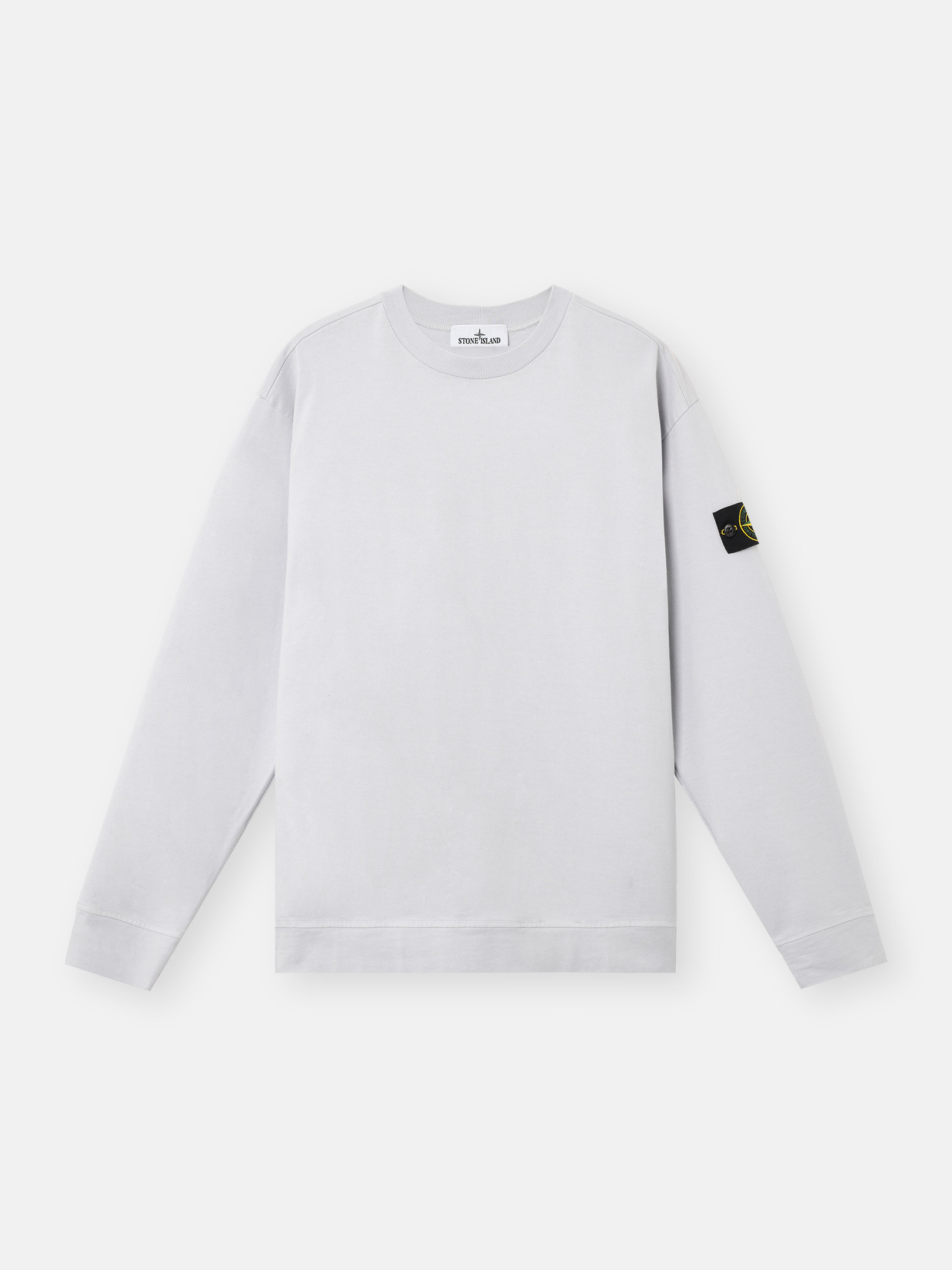 STONE ｜SWEATSHIRTS (63750 Heavy Cotton Jersey Cre Stone Island 63750 Gauzed Cotton Jersey Crewneck Sweatshirt
