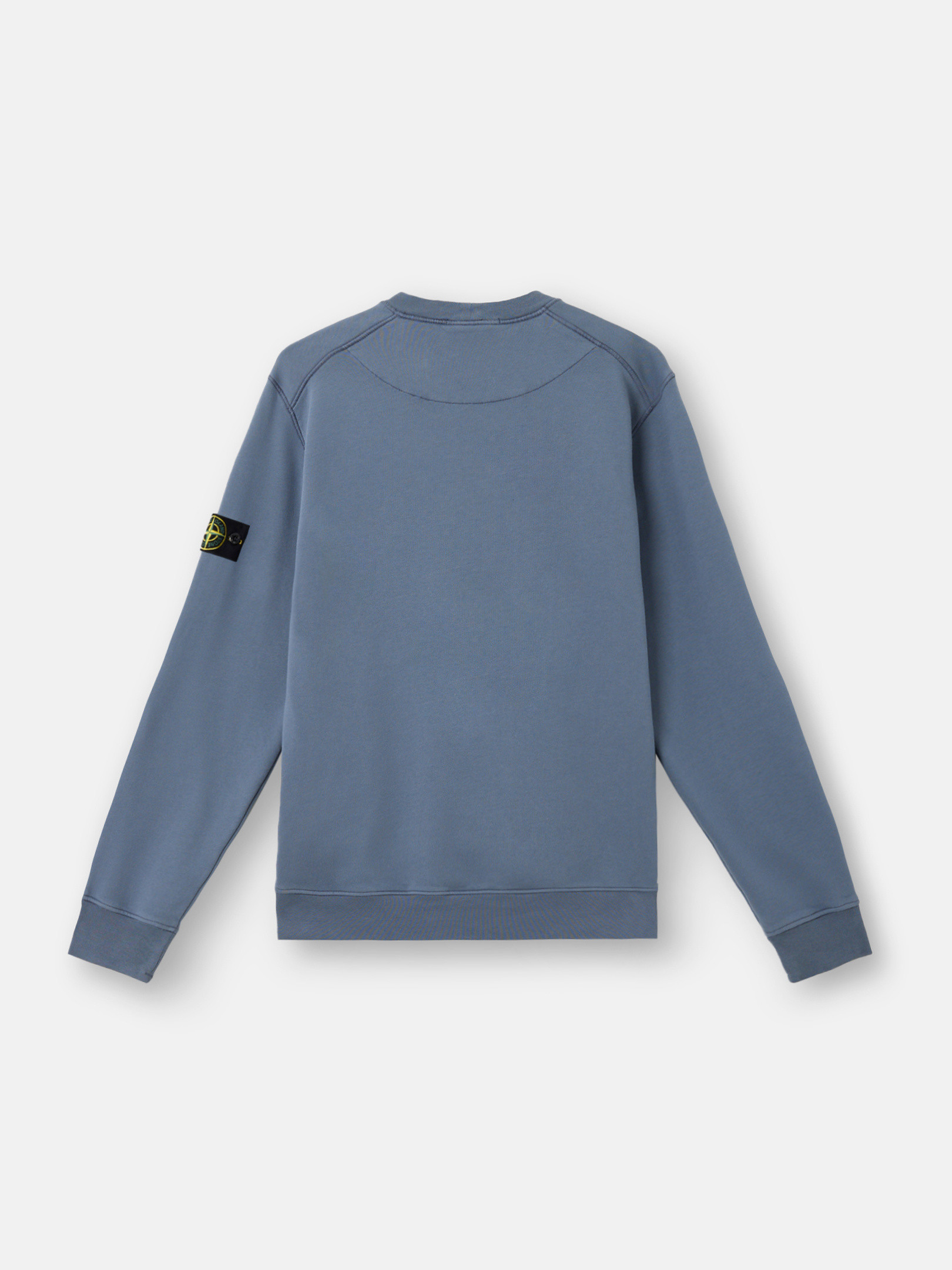 ★Stone ★6100044 ORGANIC COTTON FLEECE SWEATSHIRT★ STONE ISLAND 6100044 ORGANIC COTTON FLEECE SWEATSHIRT BLACK