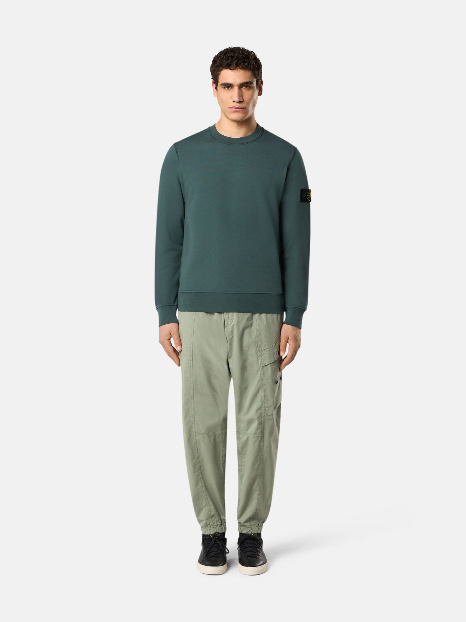 Bottle Green 6100044 ORGANIC COTTON FLEECE Crewneck
