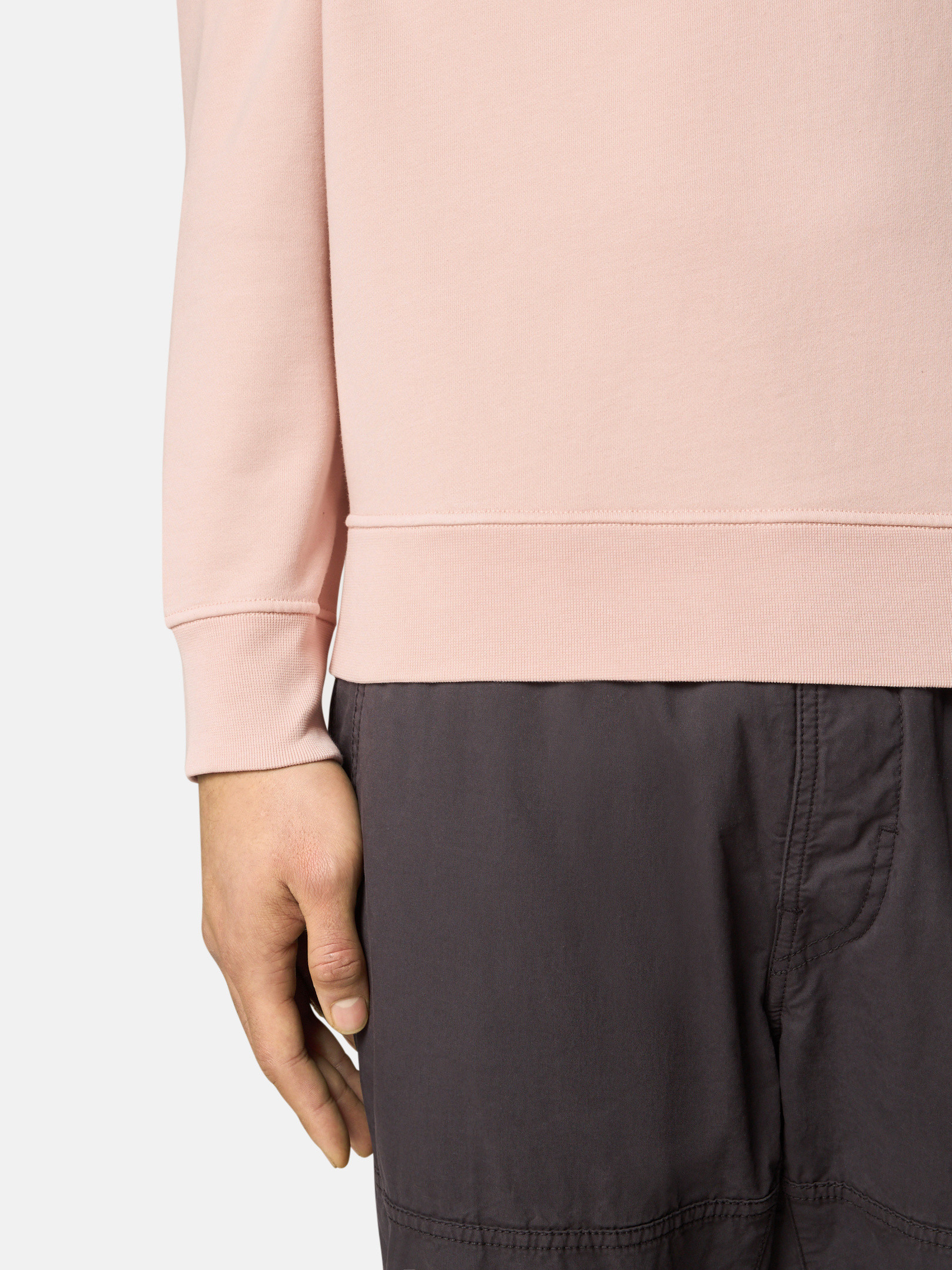 Antique Rose 6100044 ORGANIC COTTON FLEECE Crewneck