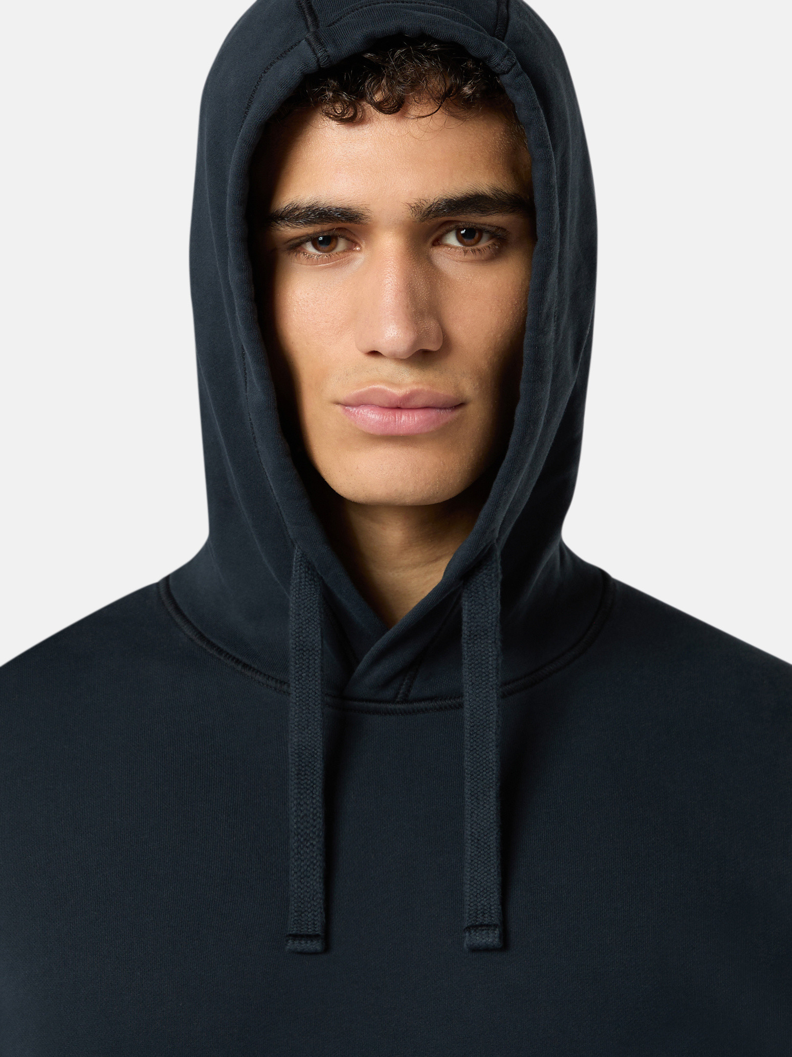 Navy Blue 6100045 ORGANIC COTTON FLEECE Sweatshirt with Navy Blue 6100045 ORGANIC COTTON FLEECE Sweatshirt with
