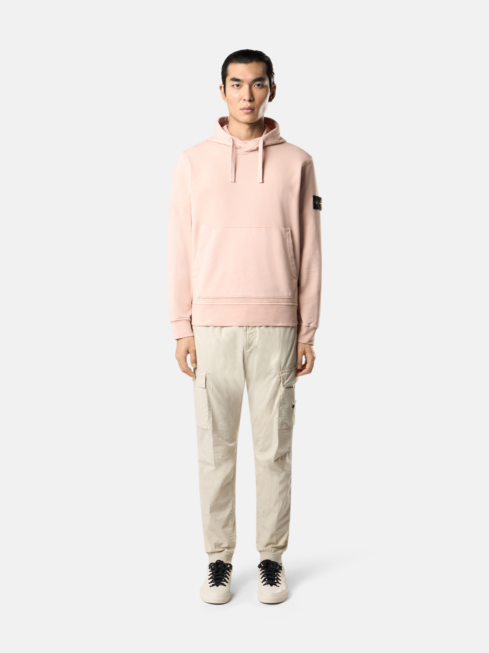 パーカー・フーディ 6100045 ORGANIC COTTON FLEECE Antique Rose 6100045 ORGANIC COTTON FLEECE Sweatshirt with