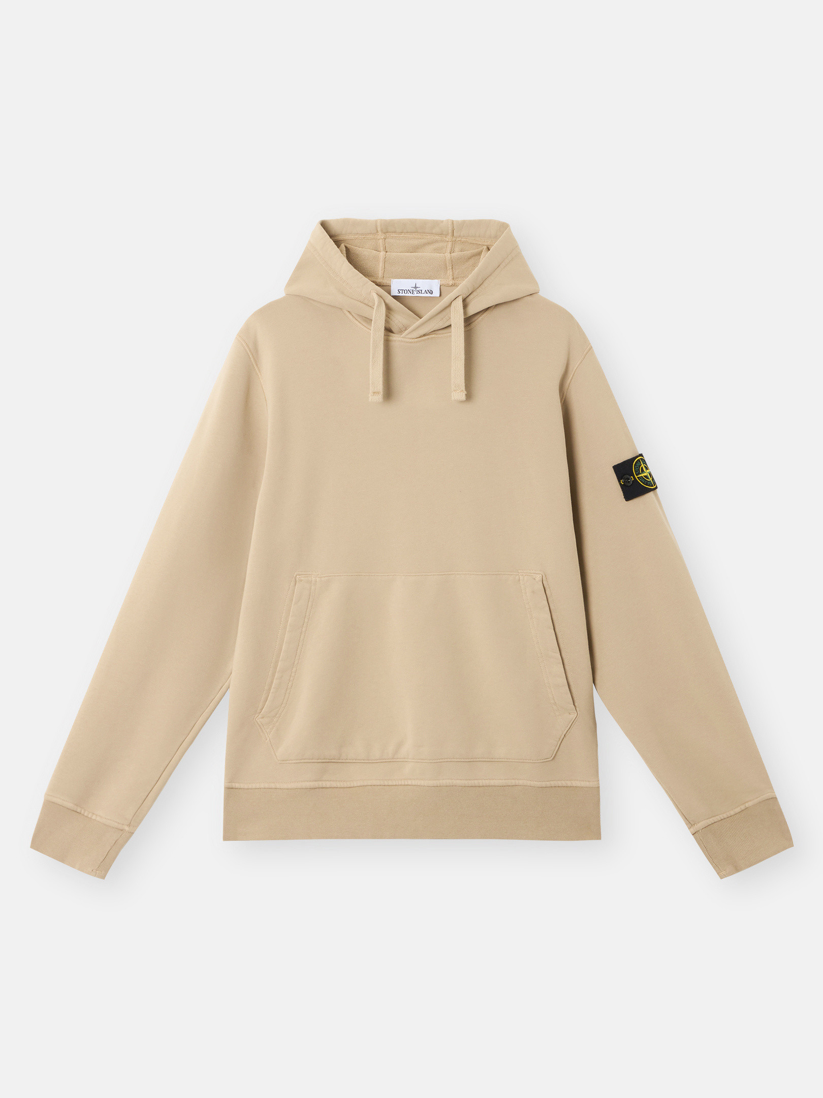 パーカー・フーディ STONE  SS25 HOODIE (6100045 S0051V0088) Sage Green 6100045 ORGANIC COTTON FLEECE Sweatshirt with