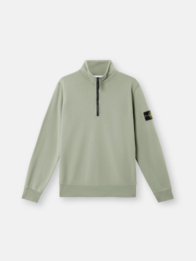 【STONE 】ORGANIC COTTON FLEECE HOODED SWEATSHIRT Stone Island - 6100042 Organic Cotton Fleece Hoodie in Black