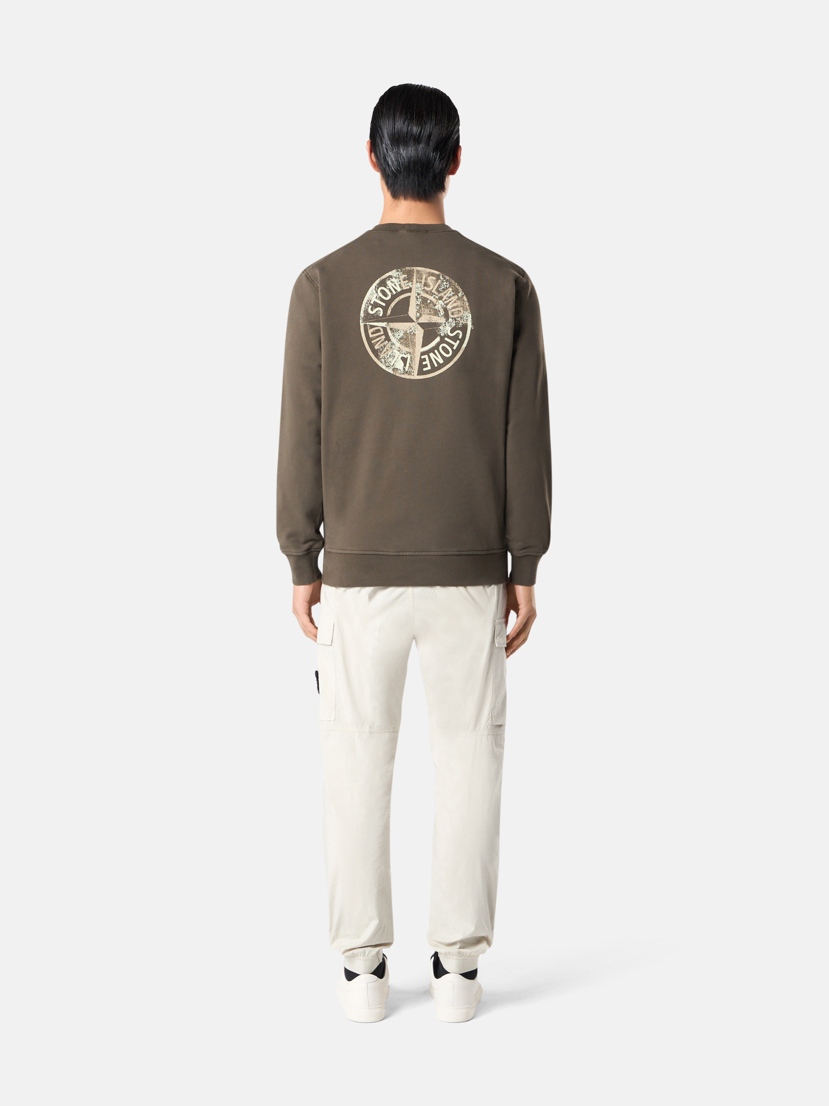 Military Green 6100665 COTTON FLEECE Crewneck sweatshirt