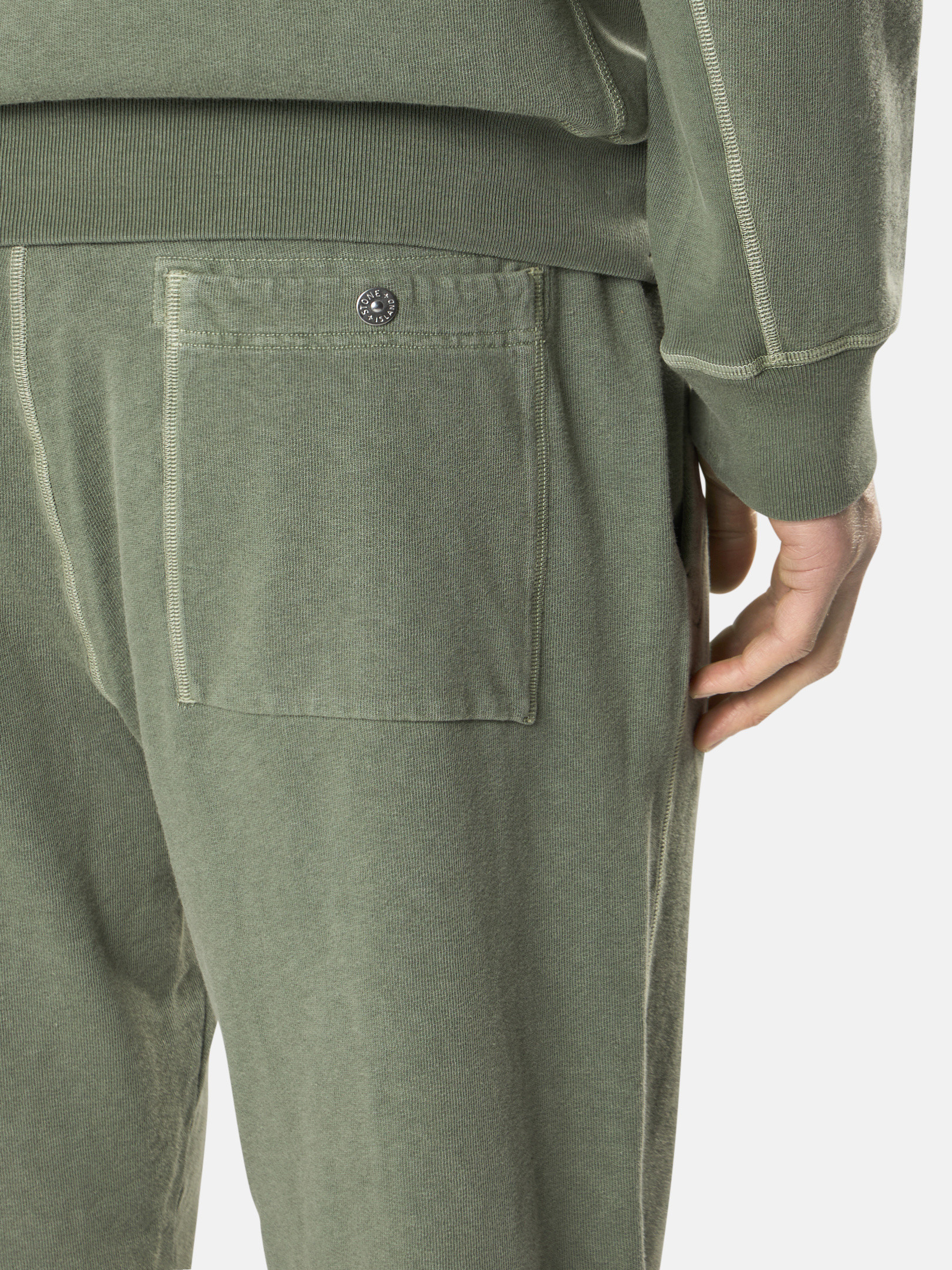 Musk Green 6200005 MALFILÉ FLEECE 'OLD' EFFECT Regular