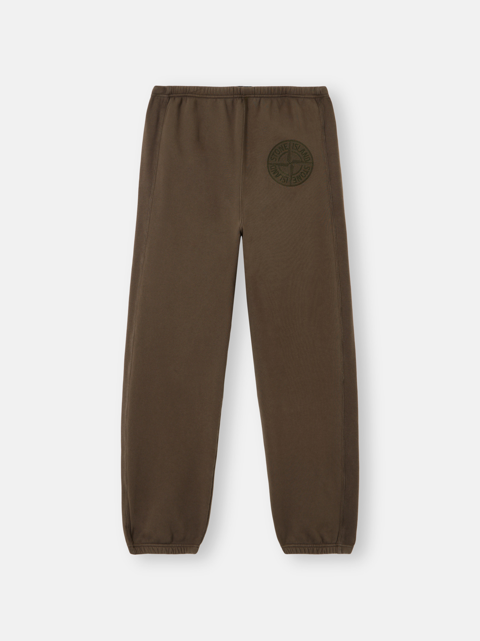 Military Green 6200008 COTTON FLEECE Regular-fit sweatpants with 