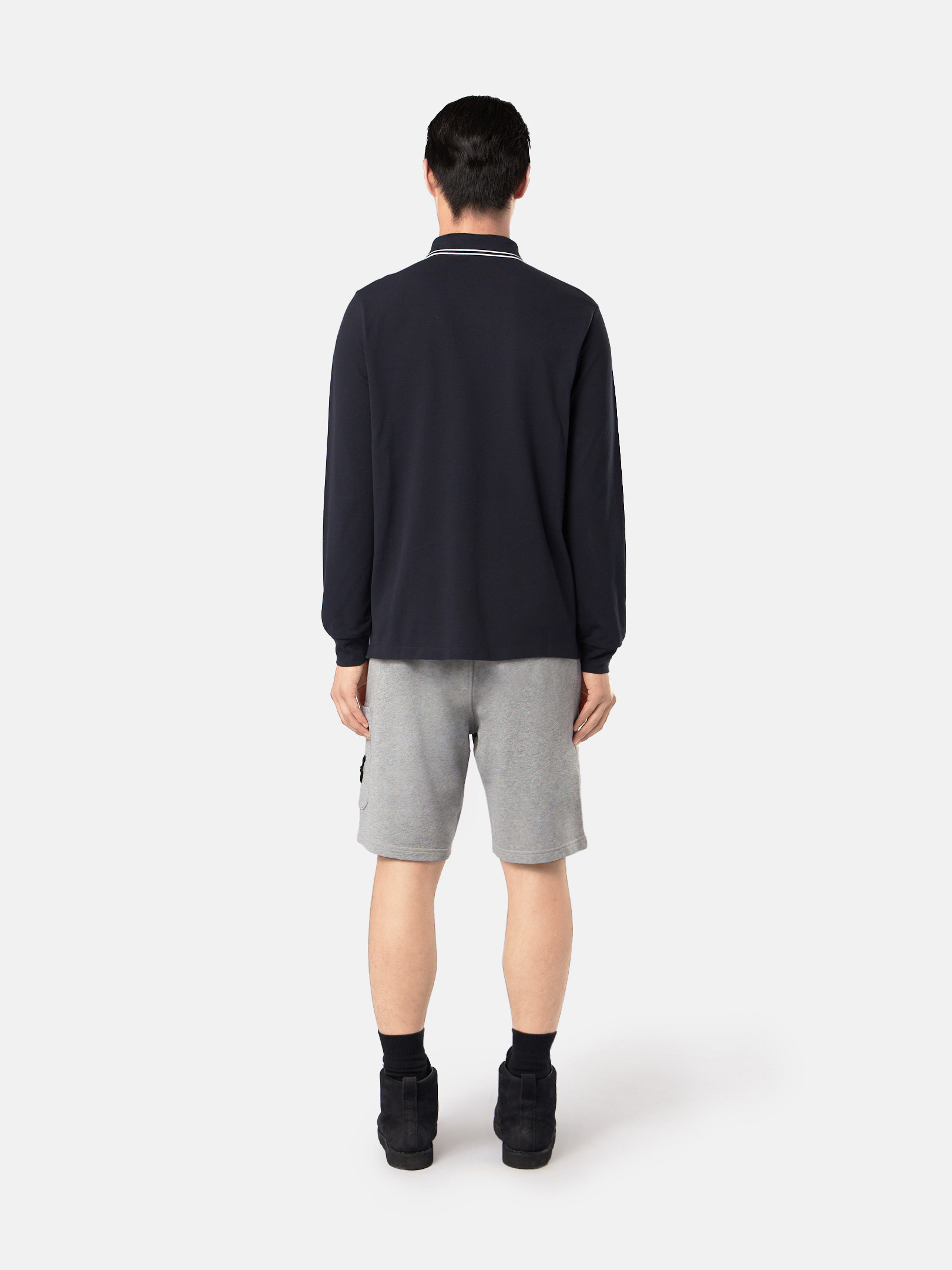Dust Grey Melange 6200012 ORGANIC COTTON FLEECE Cargo