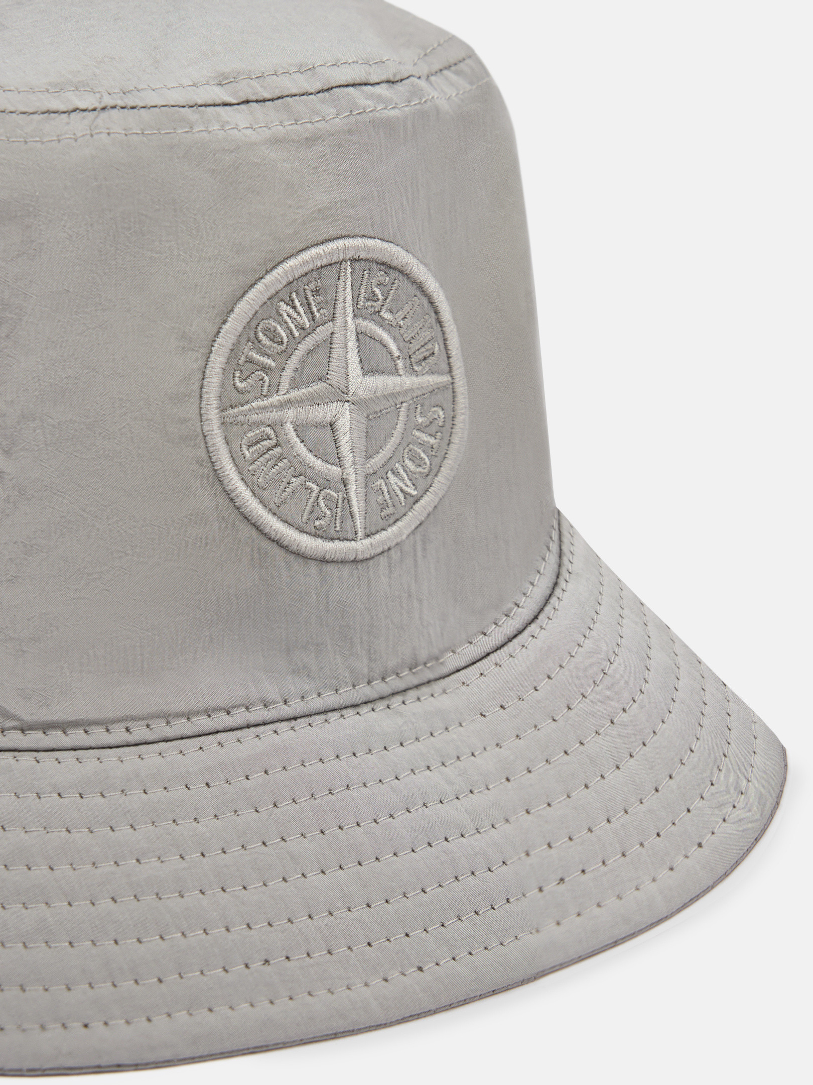 Pearl Grey 9100009 NYLON METAL IN ECONYL® Bucket hat with