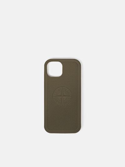 ミリタリーグリーン 9500004 RUBBERISED SILICONE iPhone 15