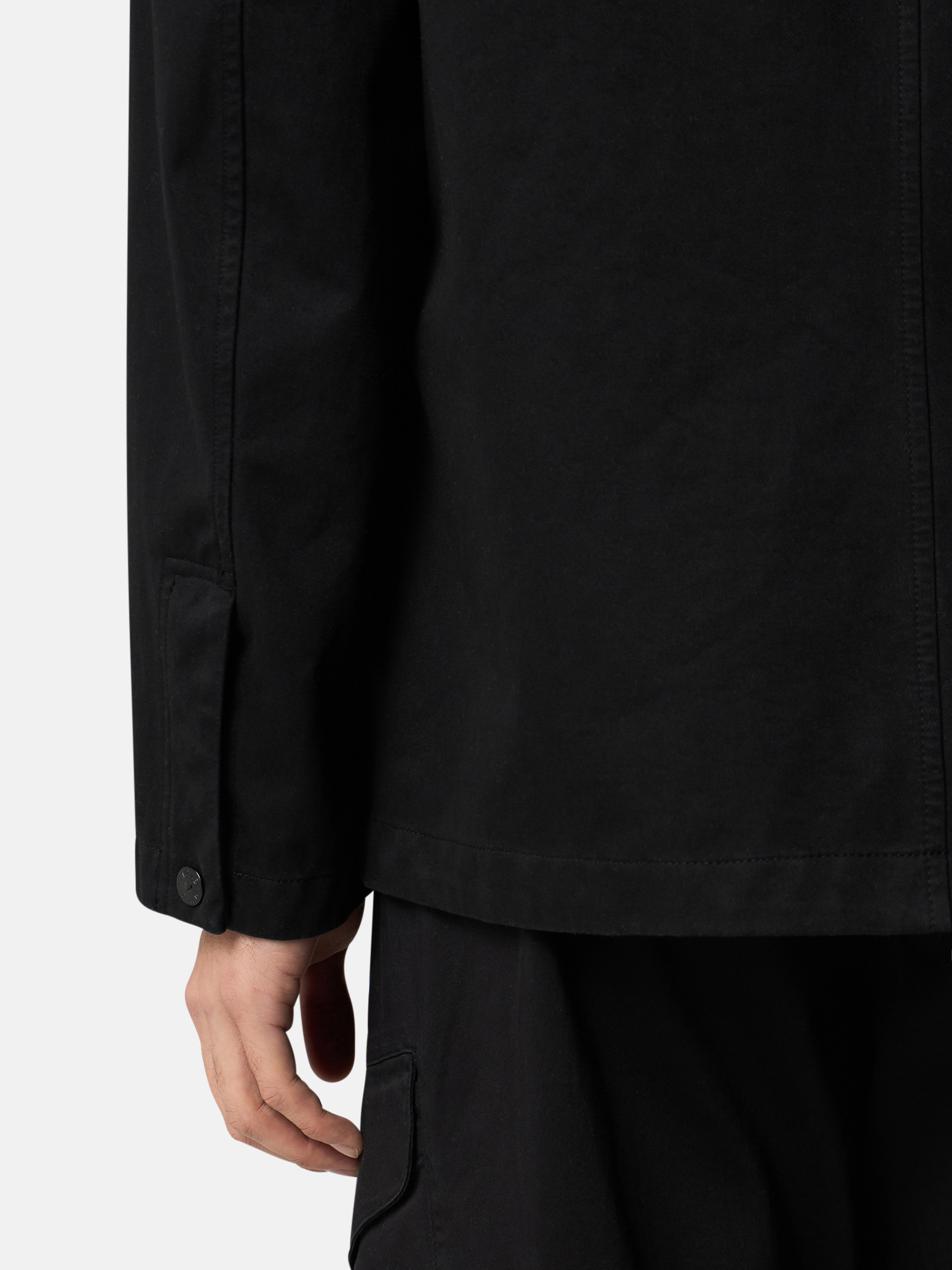 Black A100003 RASO GOMMATO 3L, ORGANIC COTTON Breathable