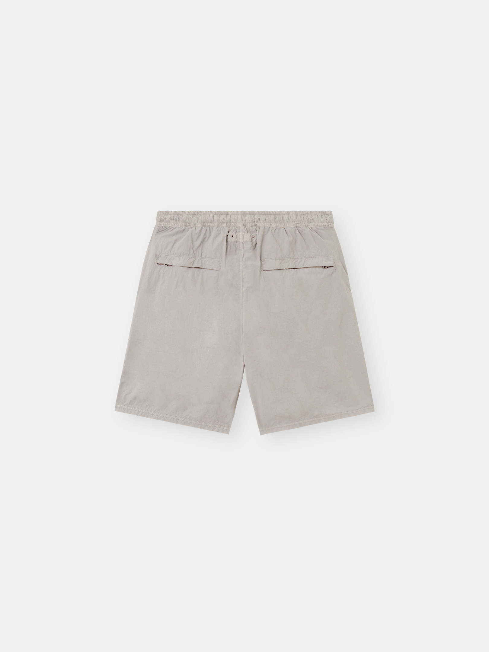 Dust Grey Comfort-fit long swim trunks with pockets B100002