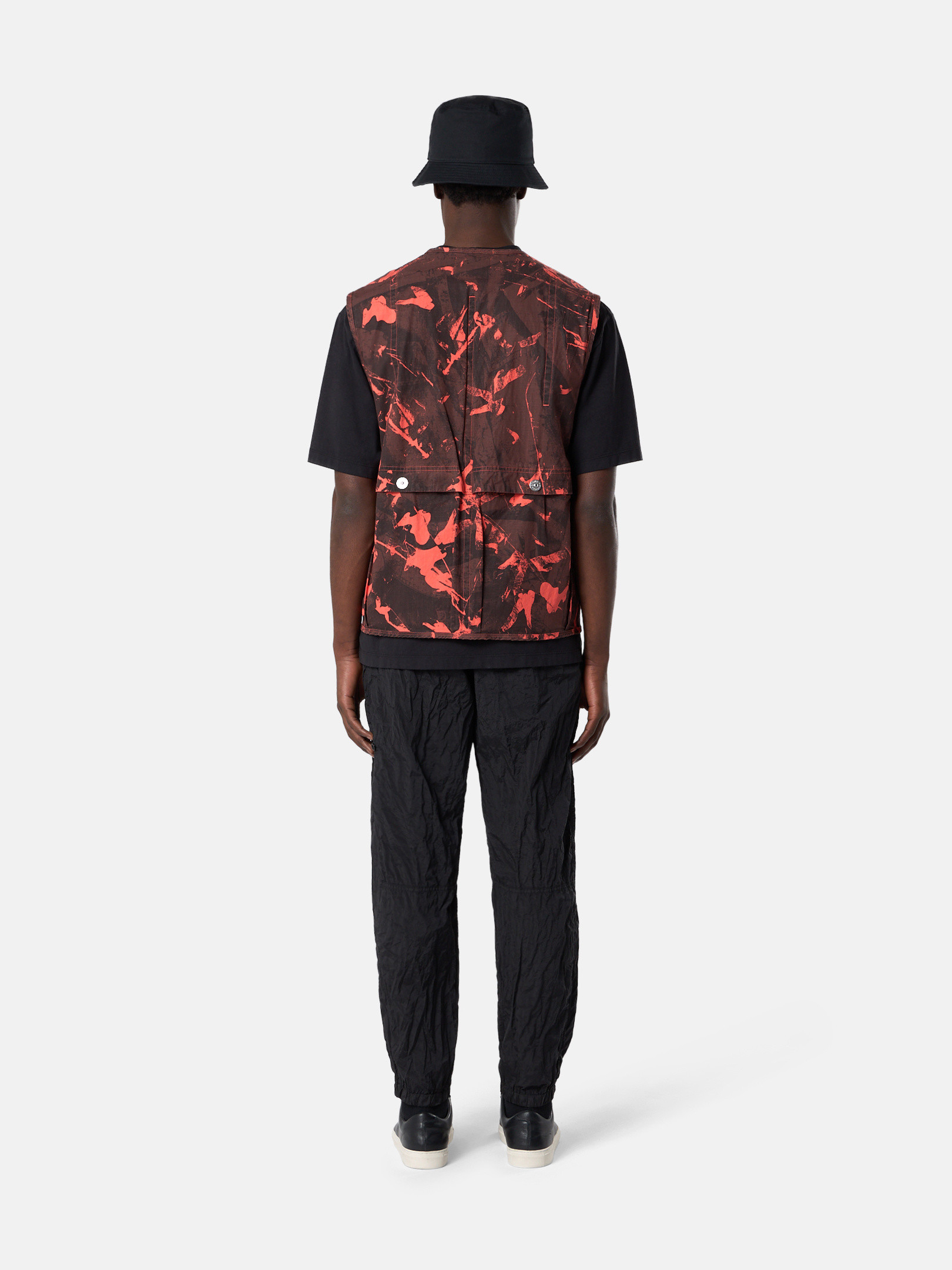 ブラック G100010 SCAN CAMO ON STRETCH RIPSTOP-OVD ベスト