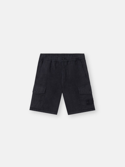 ネイビーブルー L100001 DIAGONAL LINEN_STONE ISLAND GHOST