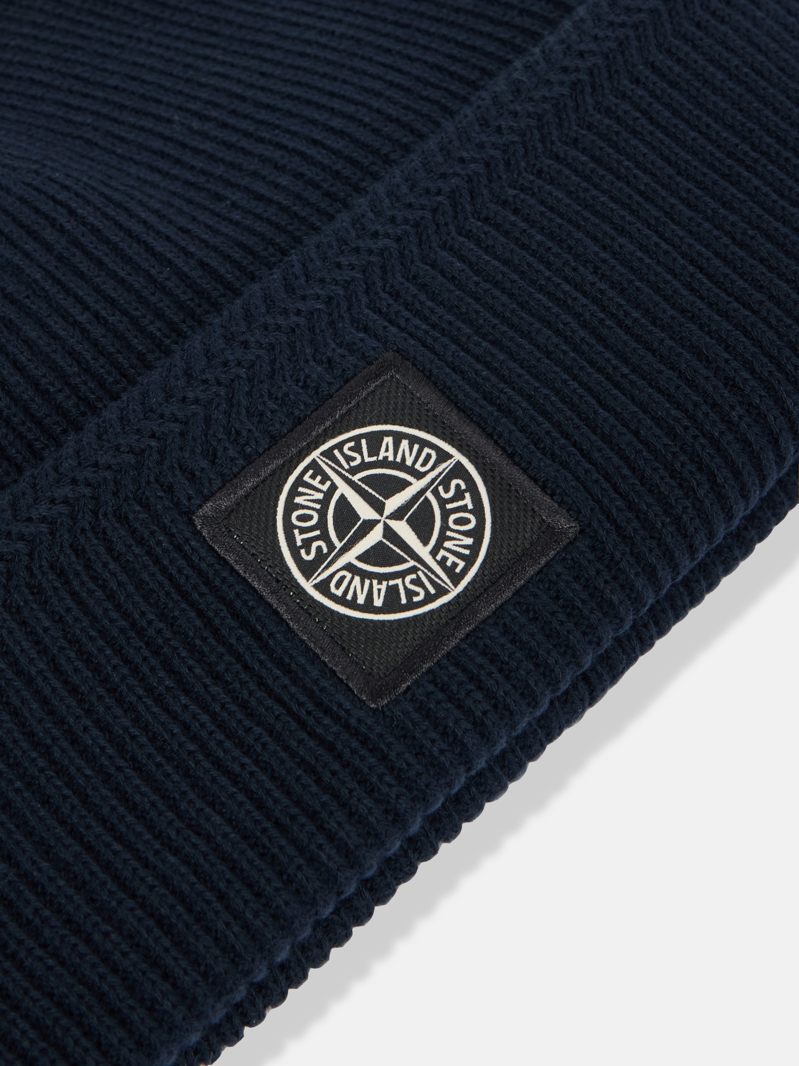 Navy Blue N100002 RIBBED SOFT ORGANIC COTTON Beanie with