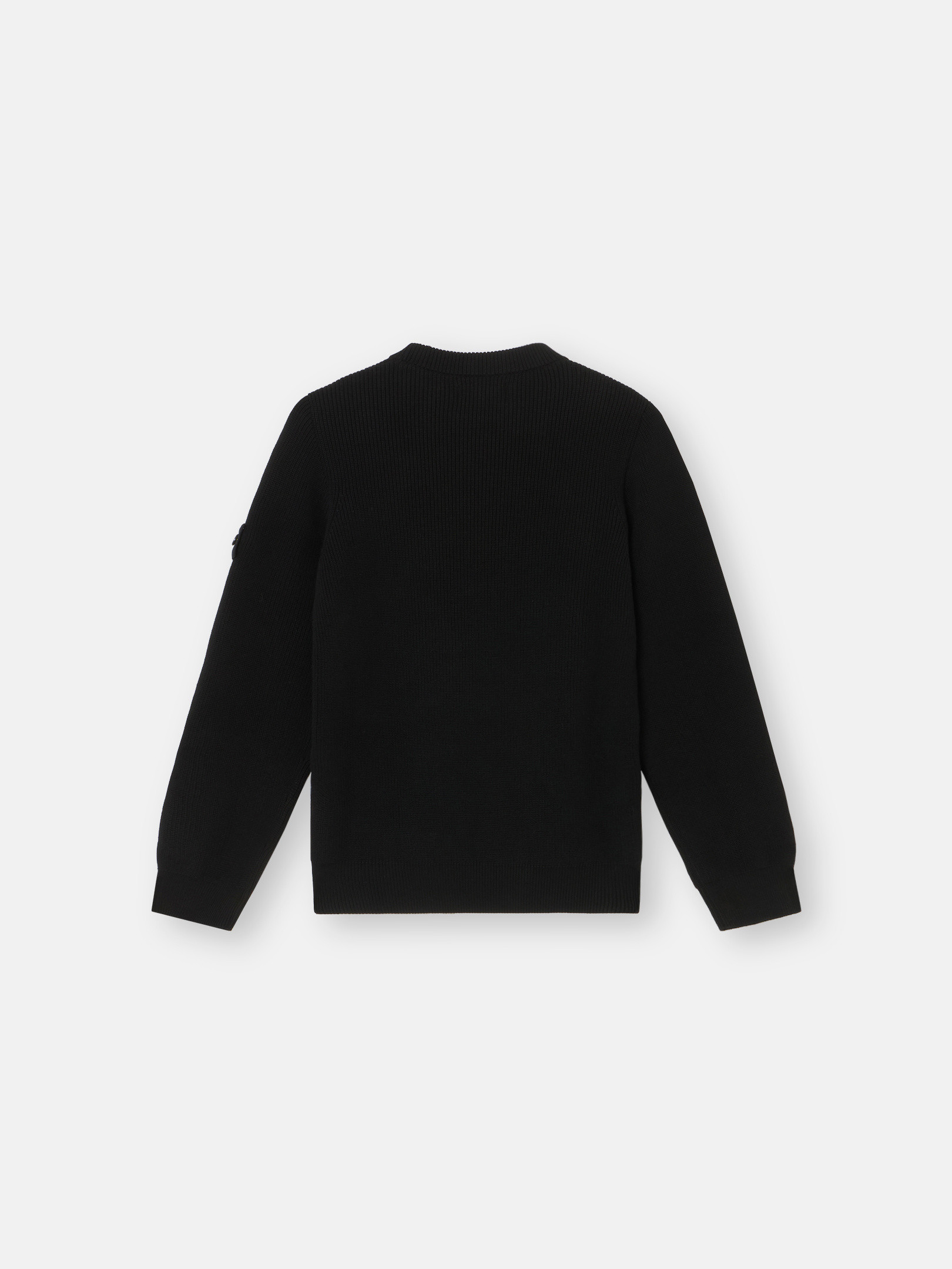Black 5100004 RIBBED SOFT ORGANIC COTTON Crewneck jumper